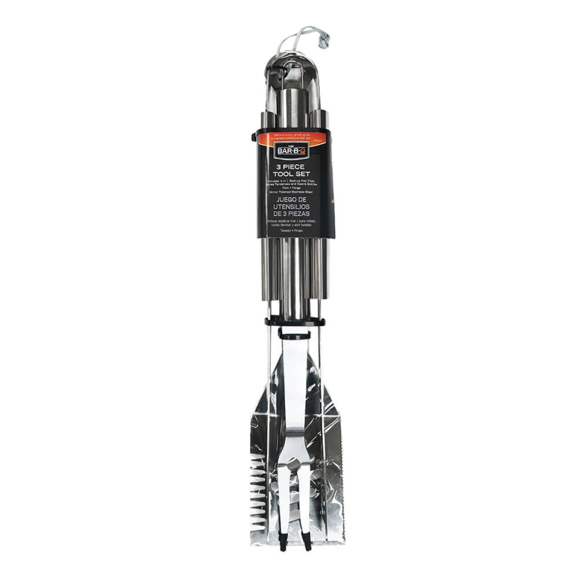 Picture of MR. BAR-B-Q 3 Piece Stainless Steel Tool Set