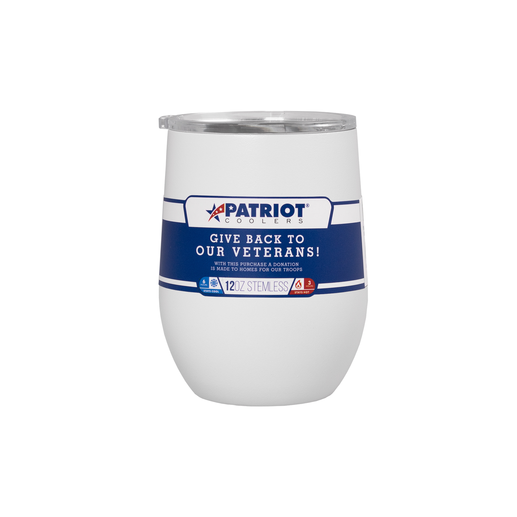 Picture of Patriot 12oz Stemless Tumbler - Black