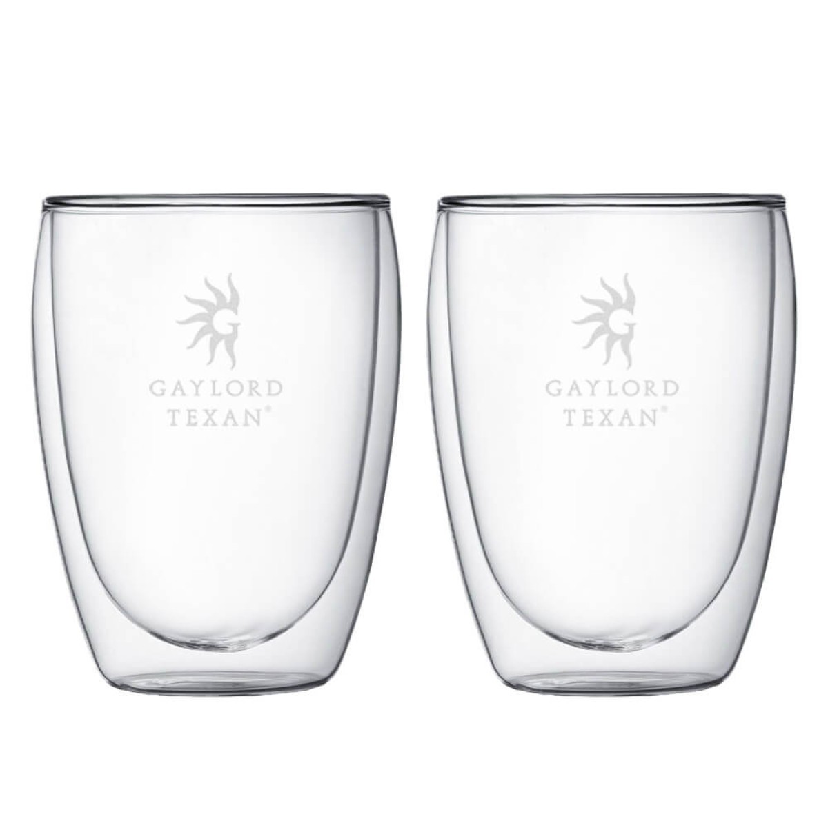 Picture of Bodum Pavina 12oz Double Wall Glass Two Piece Set