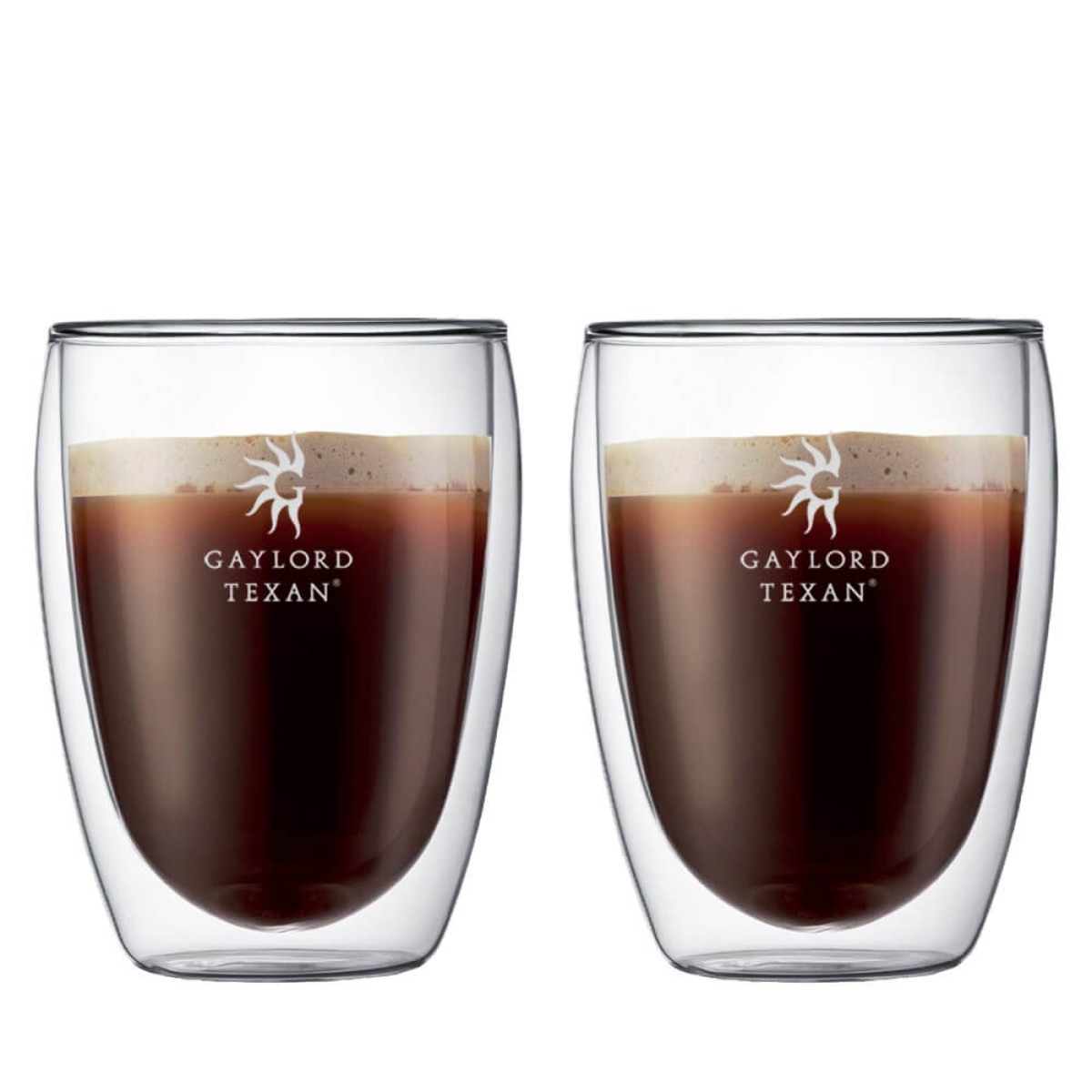 Picture of Bodum Pavina 12oz Double Wall Glass Two Piece Set