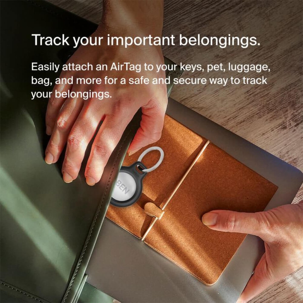 Picture of Belkin Secure Holder with Key Ring for Air Tag