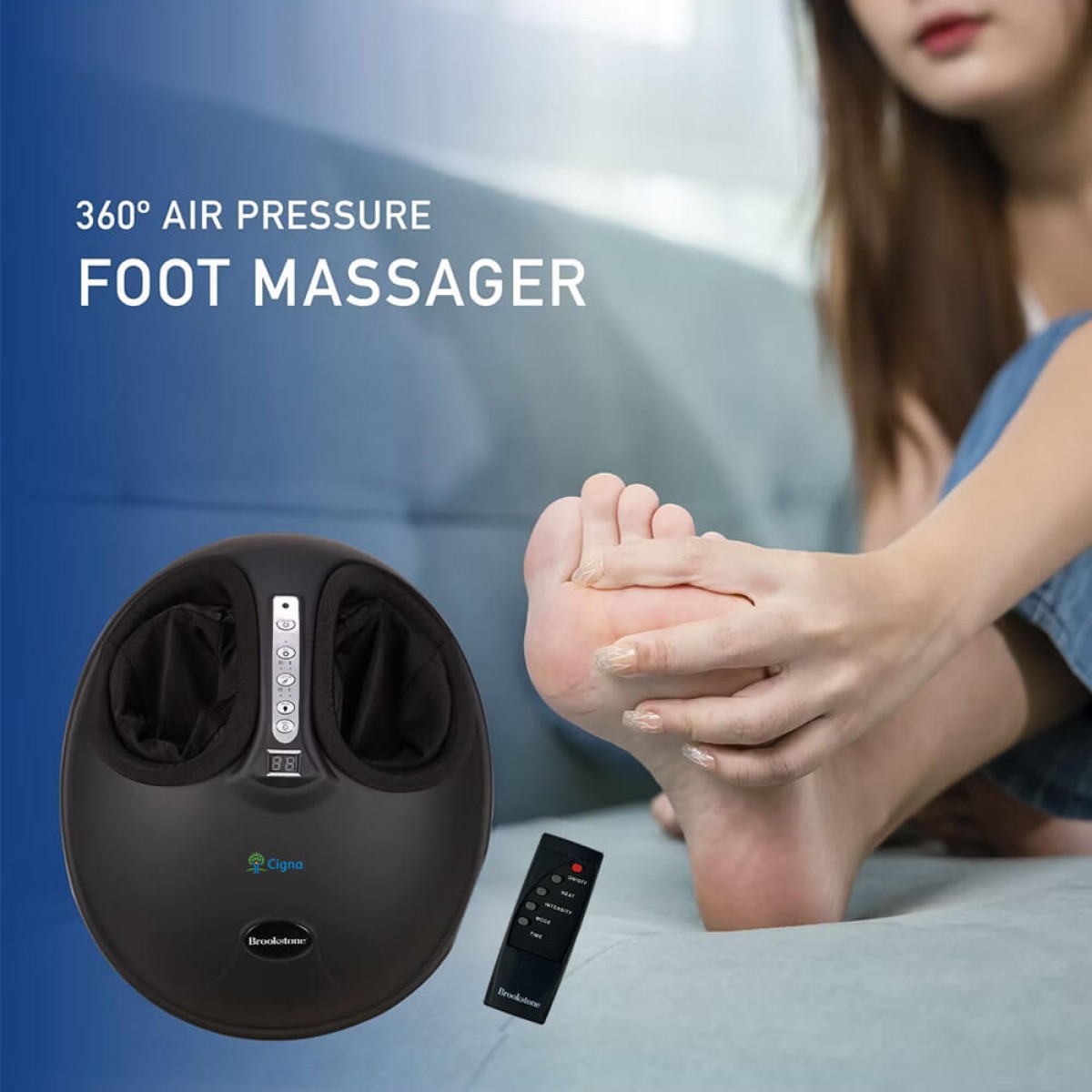 Picture of Brookstone 360 Air Pressure Foot Massager