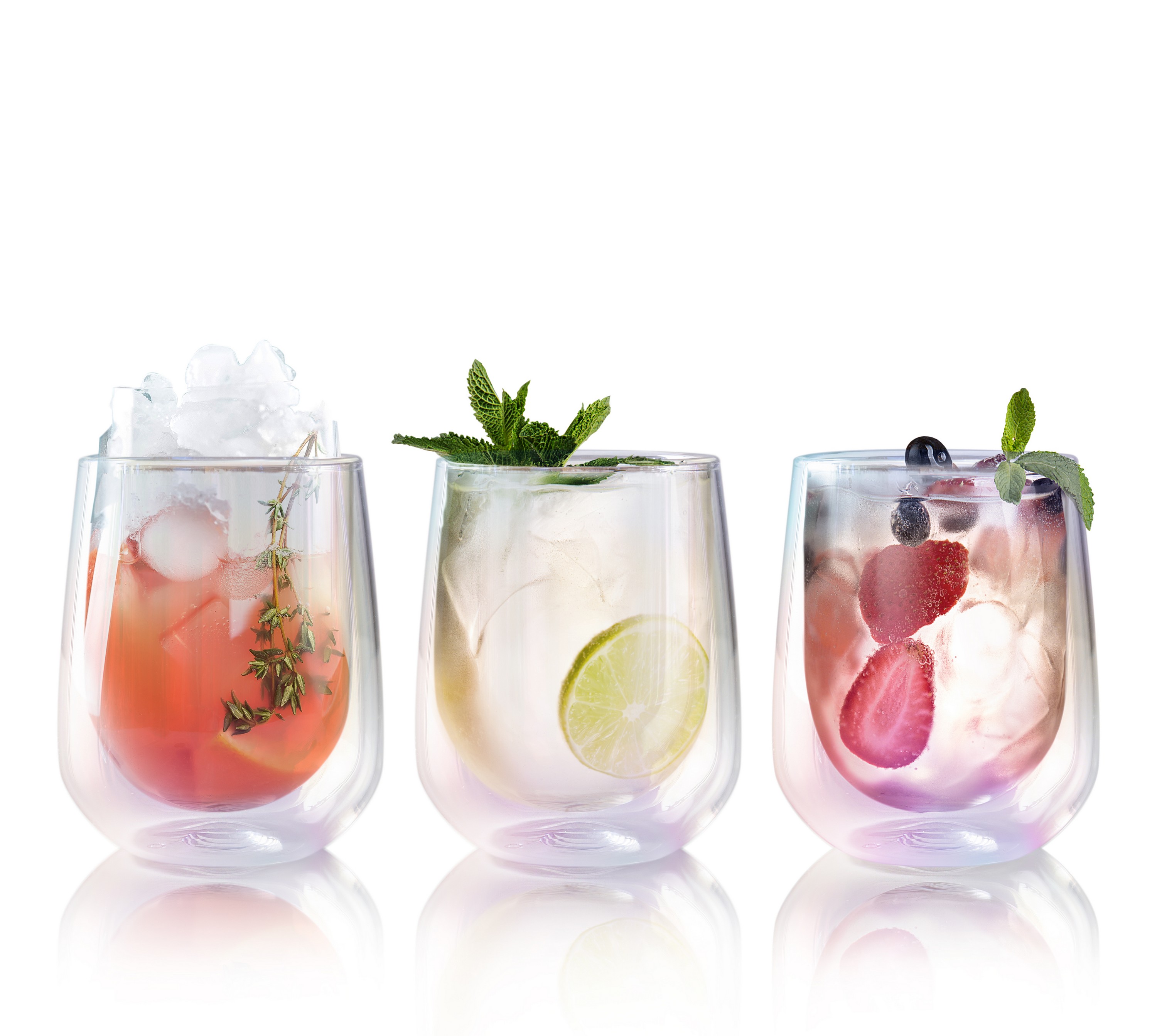 Picture of 12 oz Asobu Iridescent Stemless Wine Glass