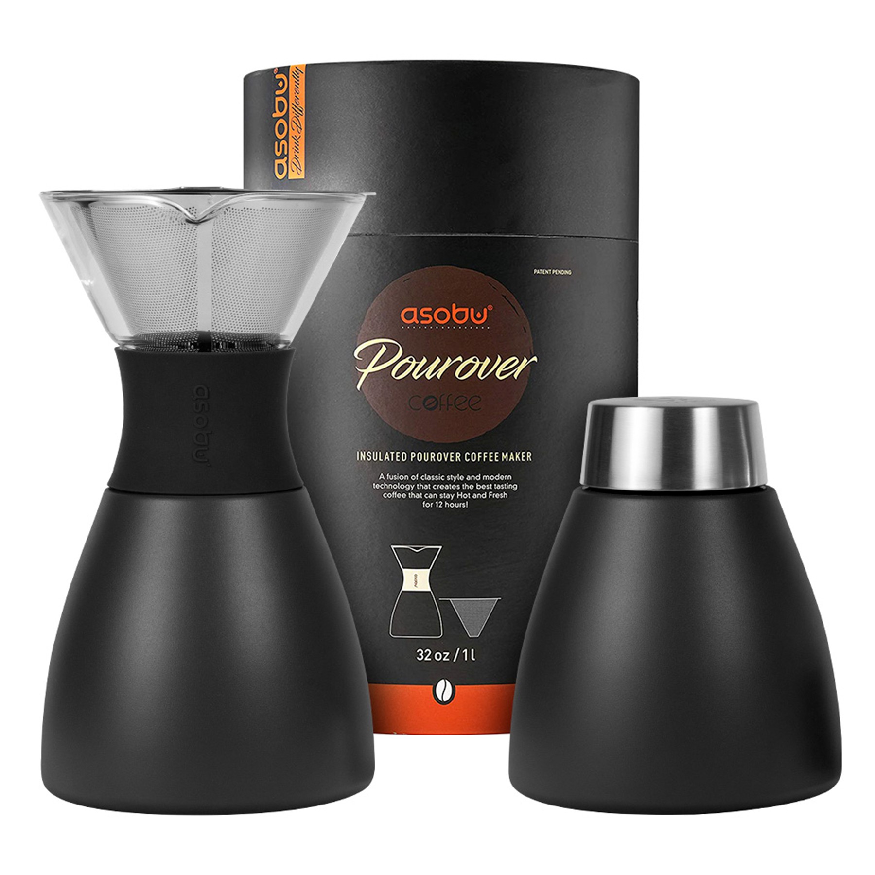 Picture of 32 oz Asobu Pourover Insulated Coffee Maker