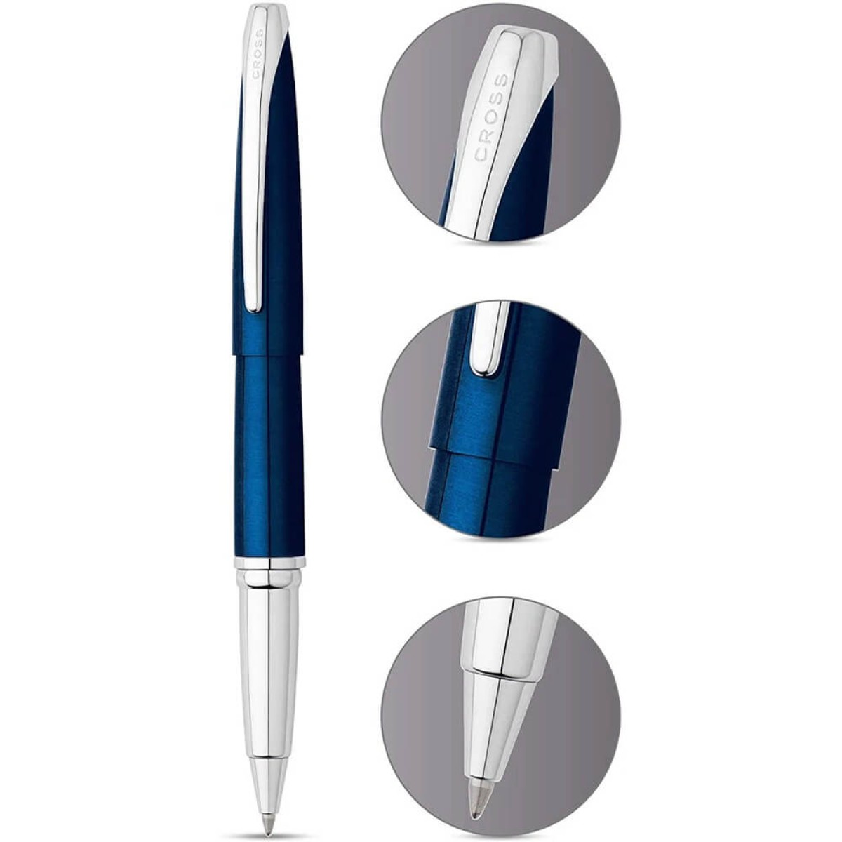 Picture of Cross ATX® Translucent Blue Lacquer Rollerball Pen