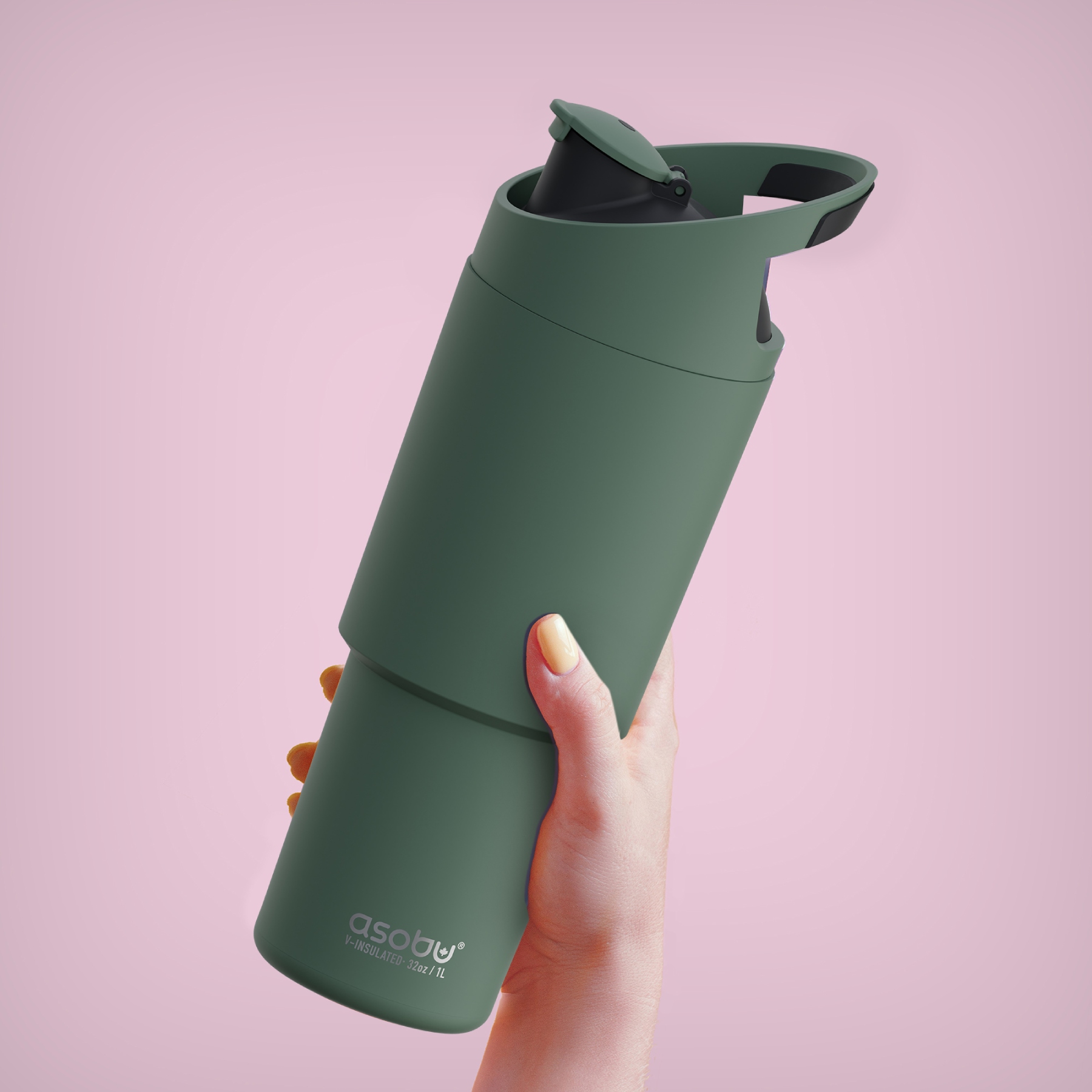 Picture of 32 oz Asobu Cosmic Tumbler with Dual Function Lid