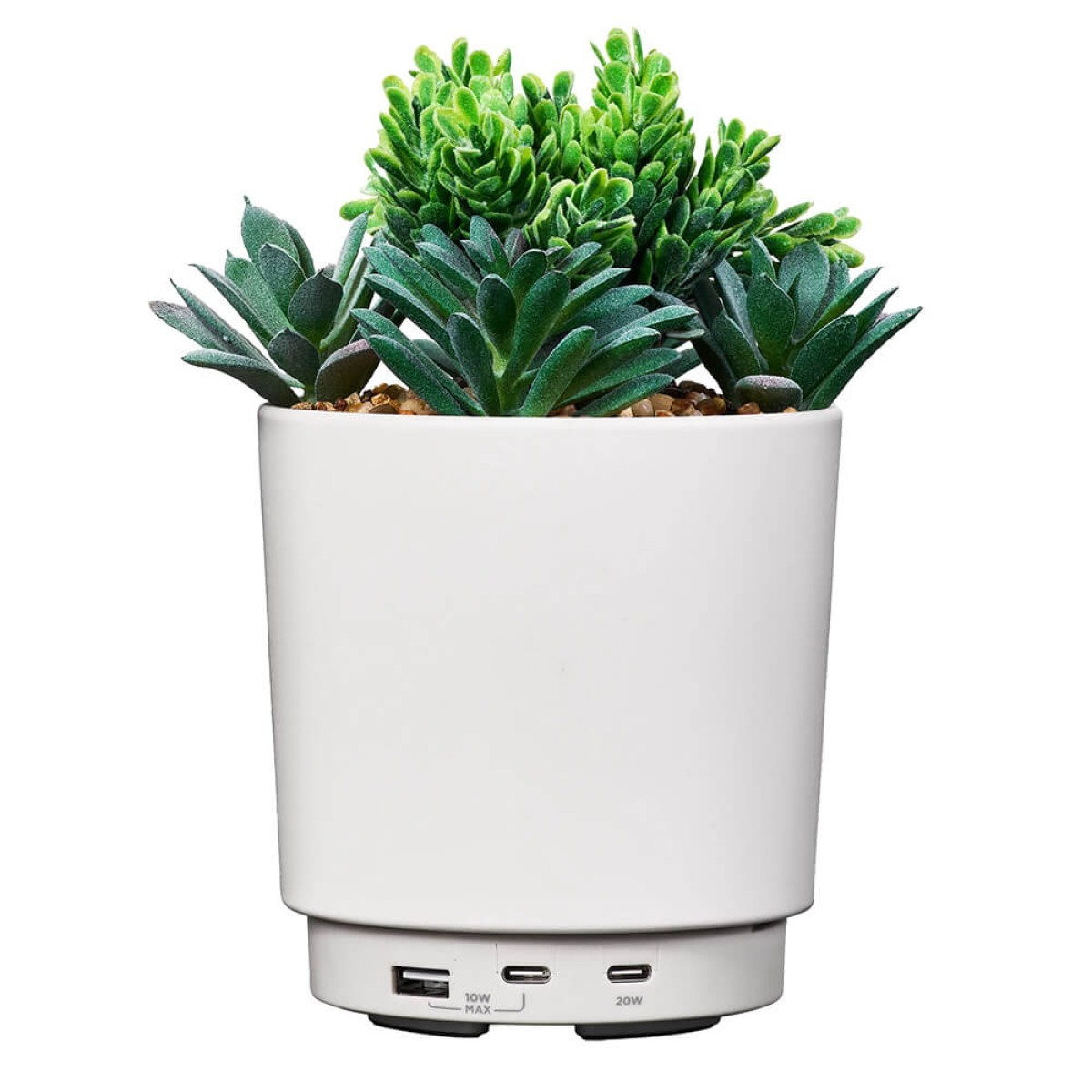 Picture of iHome PowerPlant USB Charging Station, Faux Succulent with USB Charger