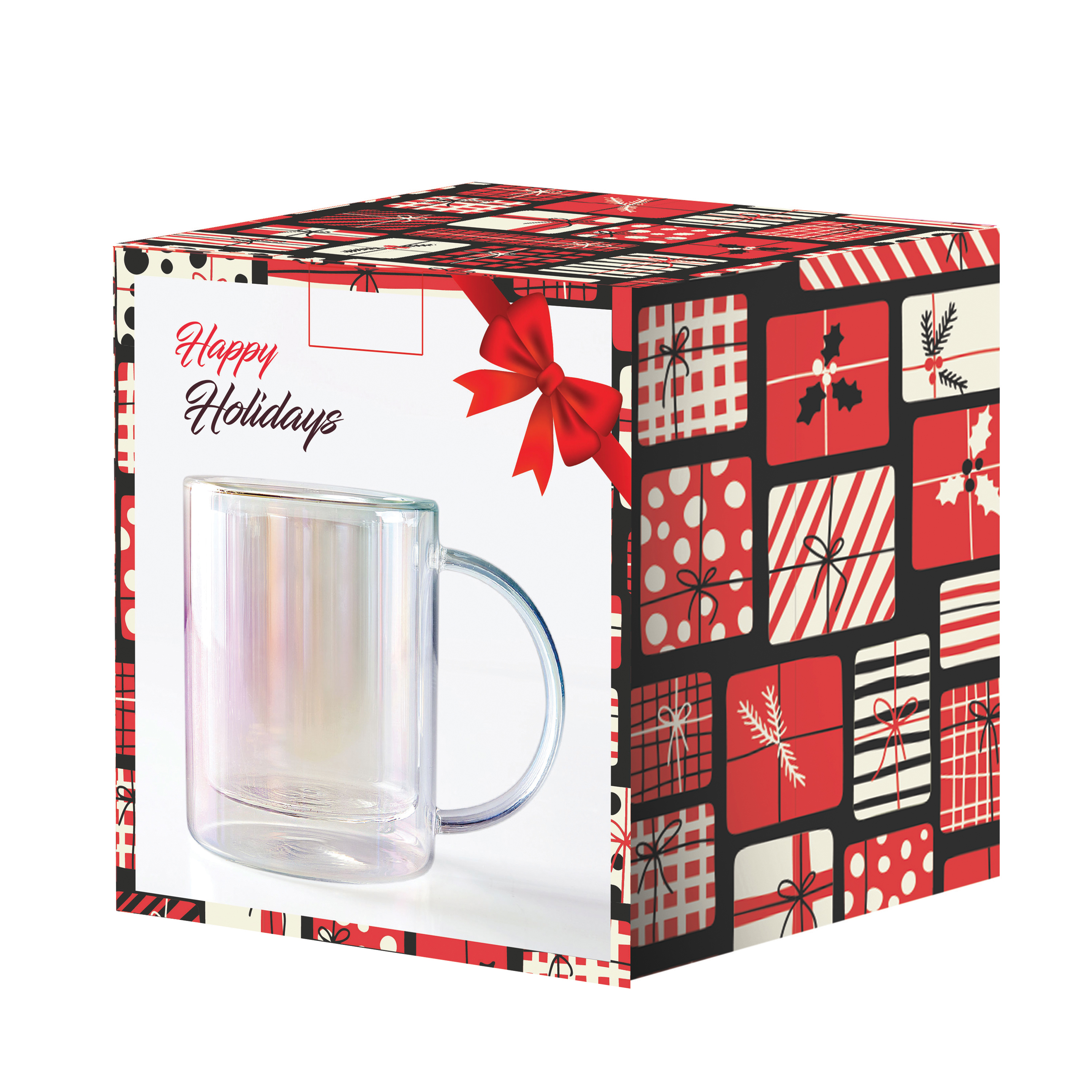 Picture of 12 oz Asobu Iridescent Glass Coffee Mug