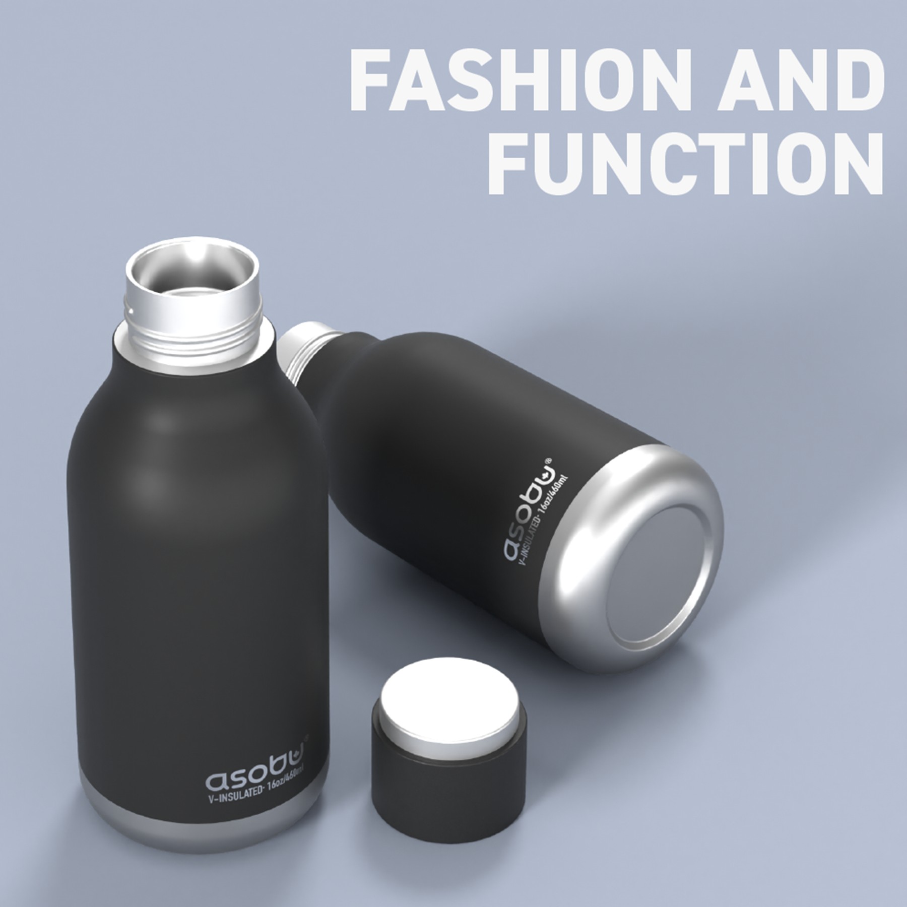 Picture of 16 oz Asobu Urban Vacuum Insulated Water Bottle