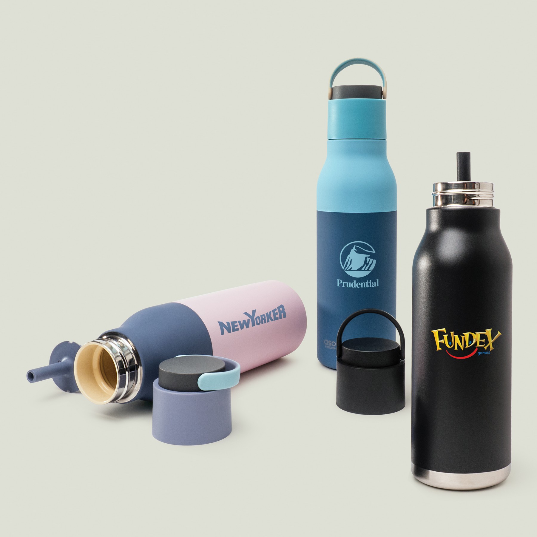 Picture of 22 oz Asobu Metro Bottle with Removable Straw