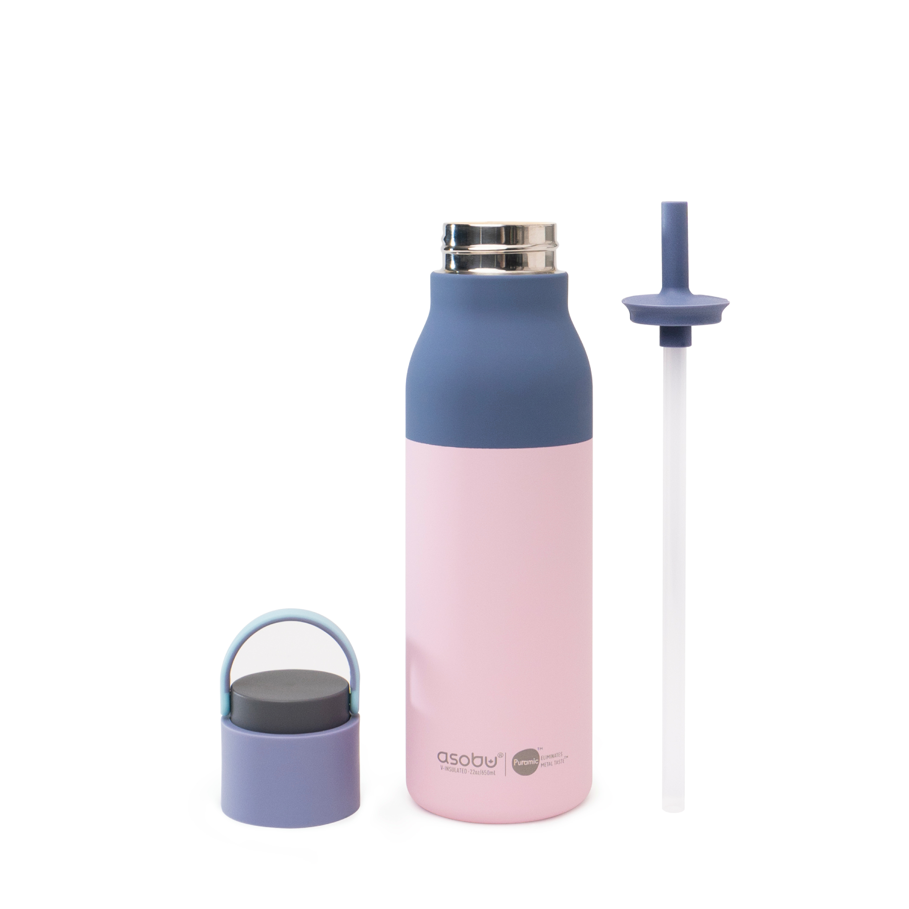 Picture of 22 oz Asobu Metro Bottle with Removable Straw