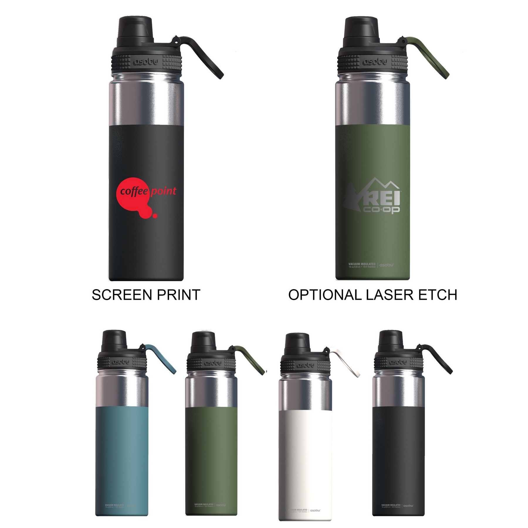 Picture of 18 oz Asobu Alpine Flask Vacuum Insulated Bottle