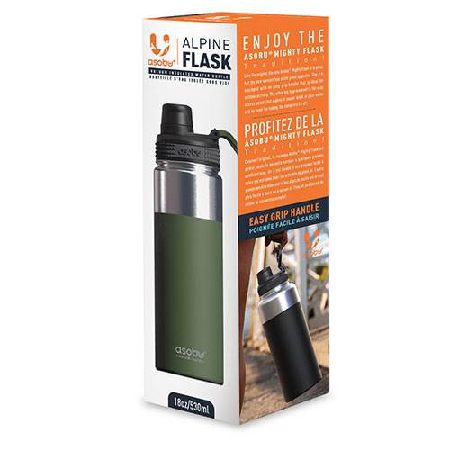Picture of 18 oz Asobu Alpine Flask Vacuum Insulated Bottle