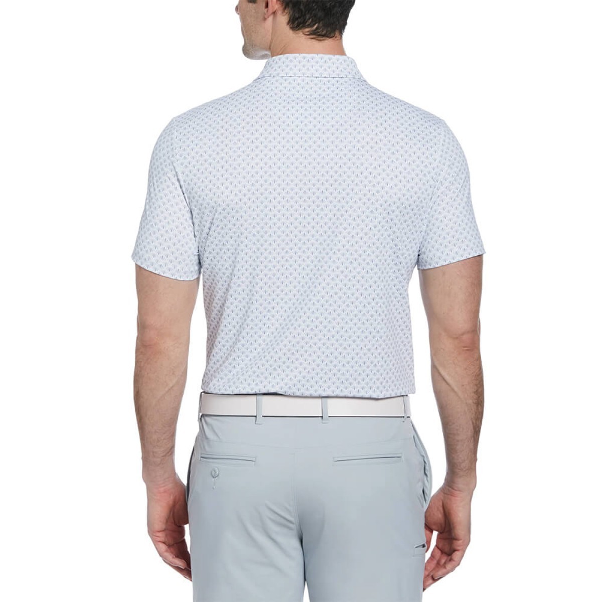 Picture of Penguin Retro Geo Print Men's Polo