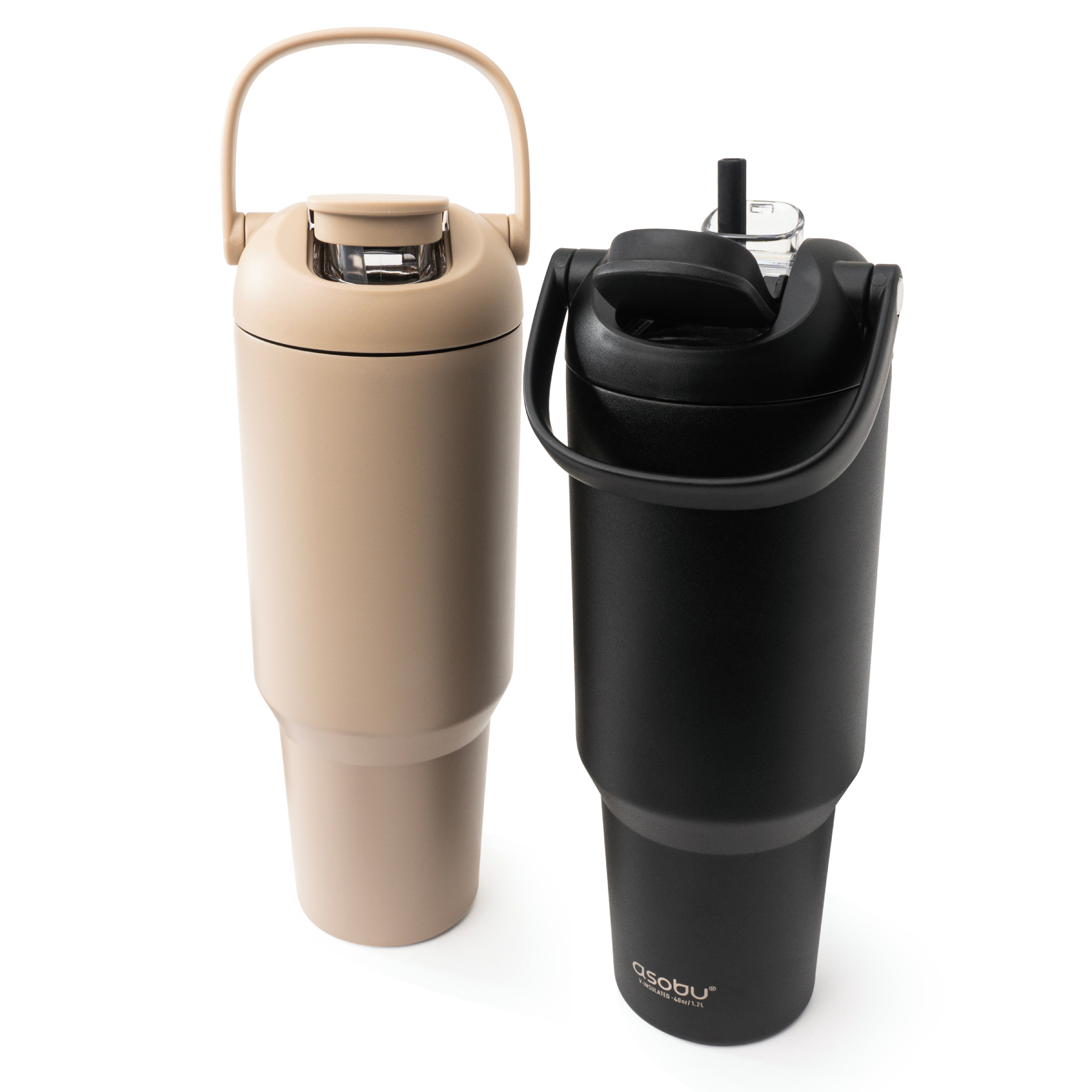 Picture of 40 oz Asobu Glacier Vacuum Insulated Bottle with Handle