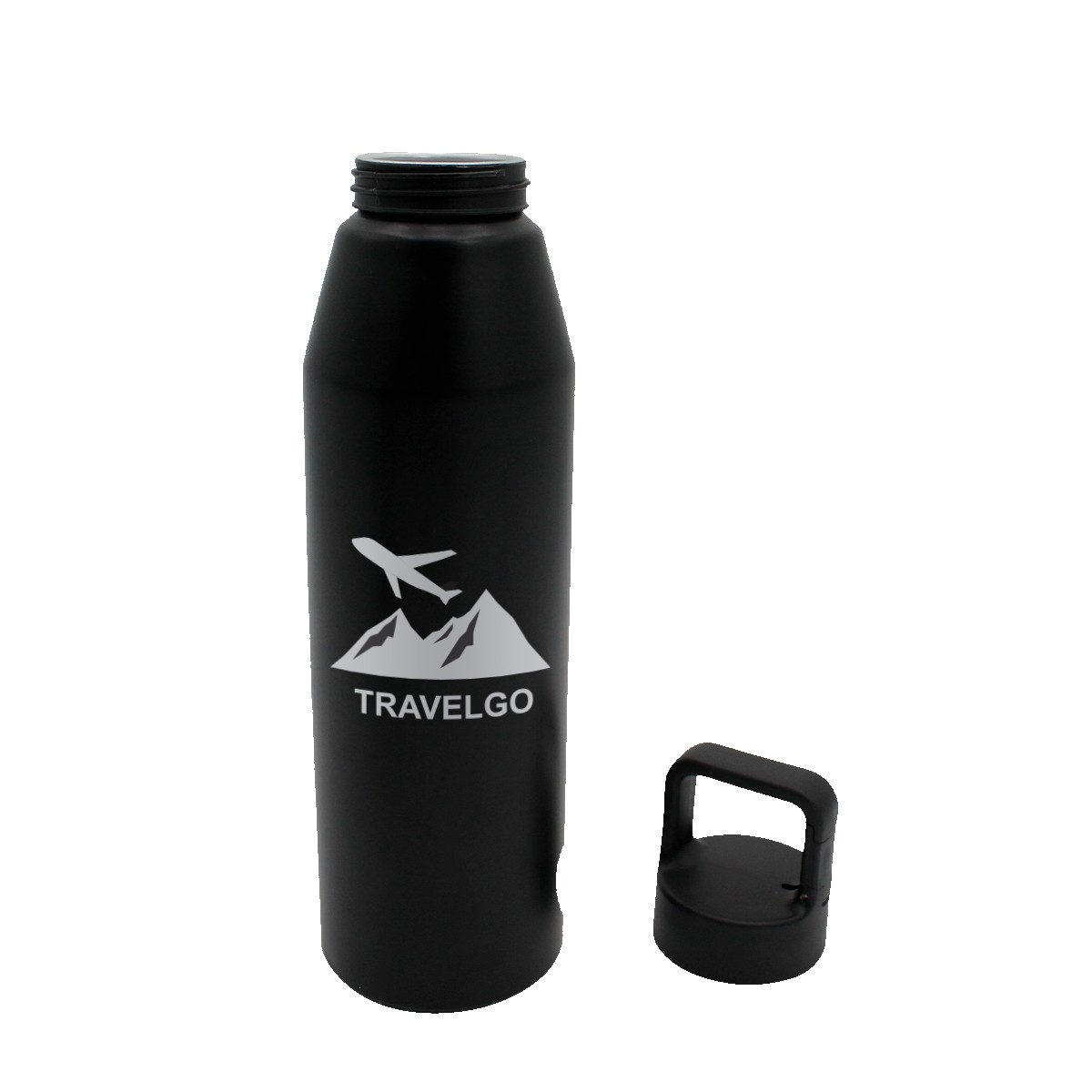 Picture of 25 oz. Recycled Aluminum Bottle with Carabiner Lid
