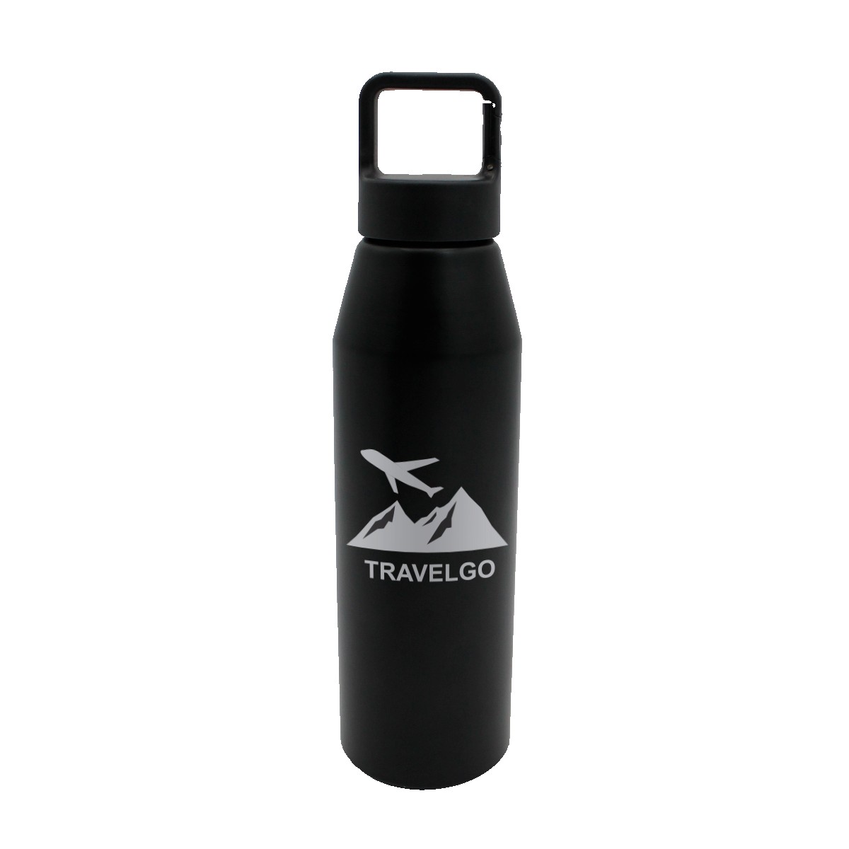 Picture of 25 oz. Recycled Aluminum Bottle with Carabiner Lid