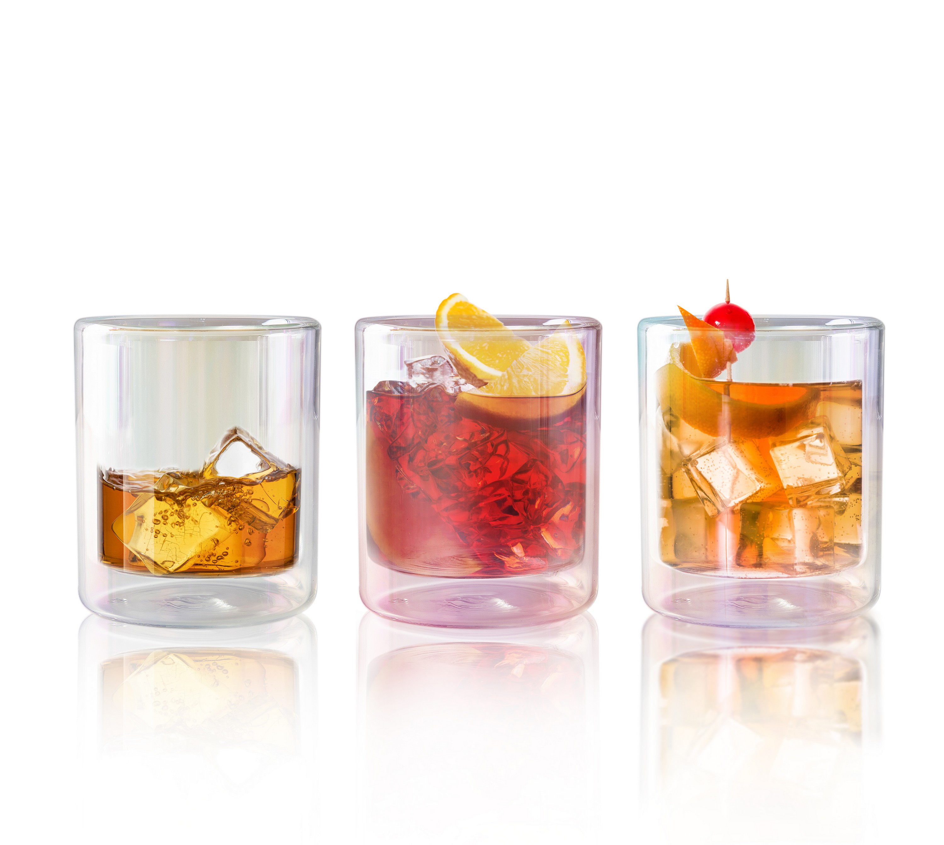 Picture of 12 oz Asobu Iridescent Old Fashioned Glass