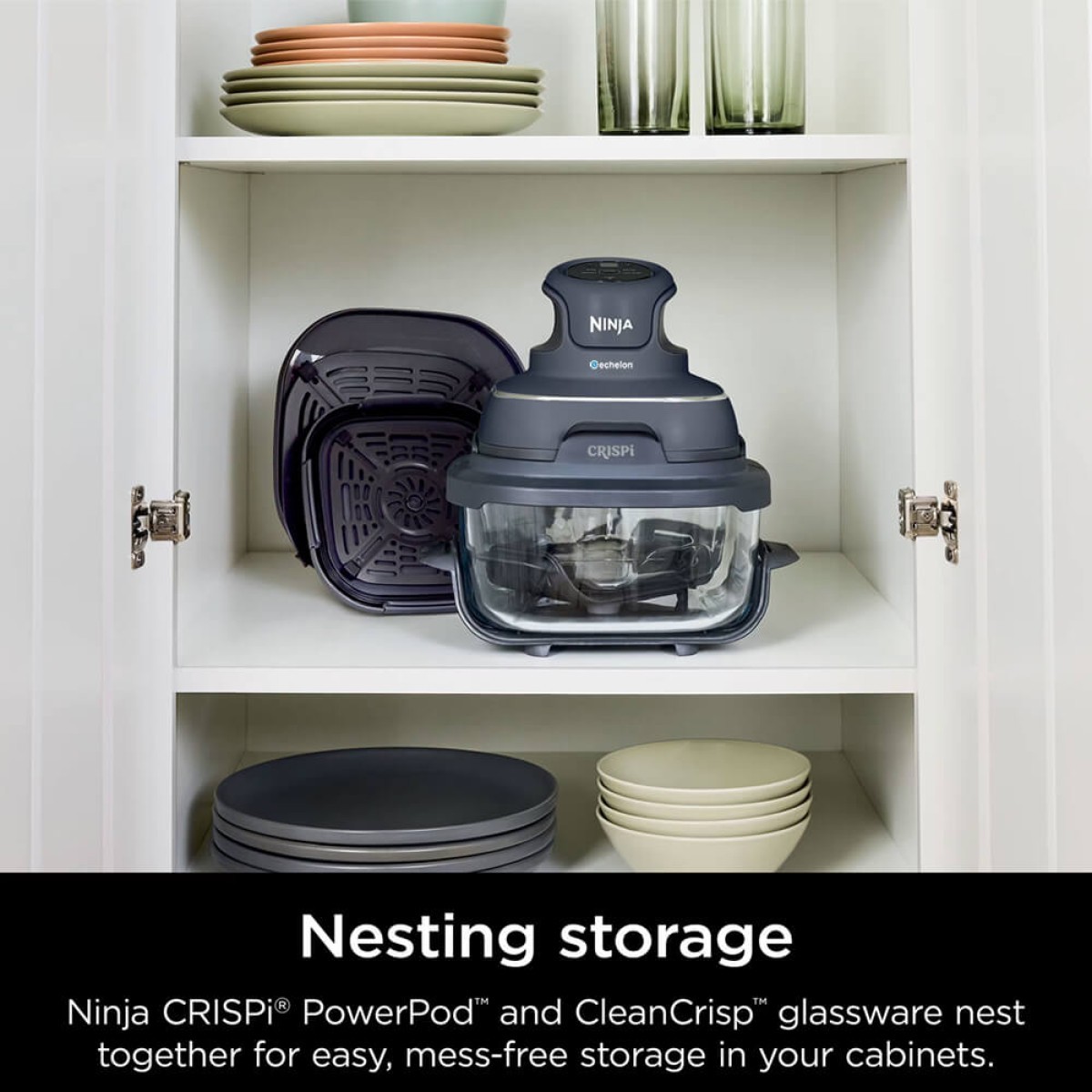 Picture of Ninja Crispi® 4-in-1 Portable Glass Air Fryer Cooking System