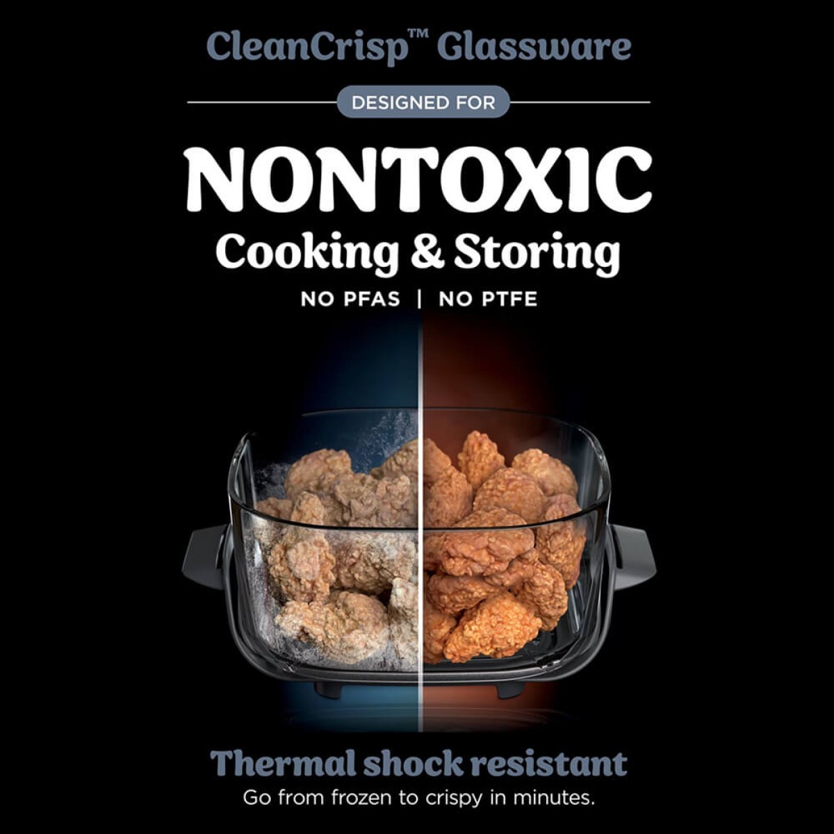 Picture of Ninja Crispi® 4-in-1 Portable Glass Air Fryer Cooking System