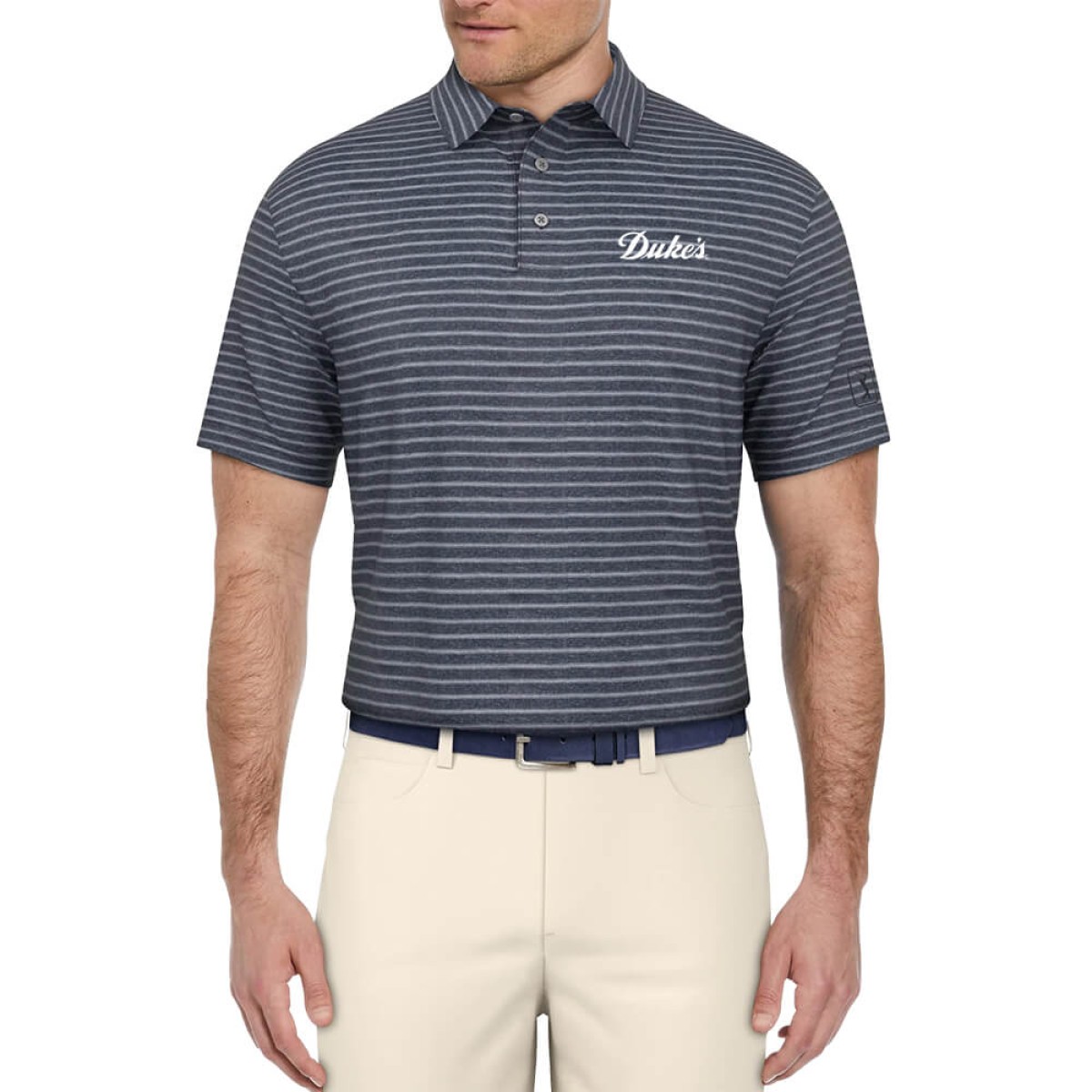 Picture of PGA Tour Heather Feeder Stripe Men's Polo