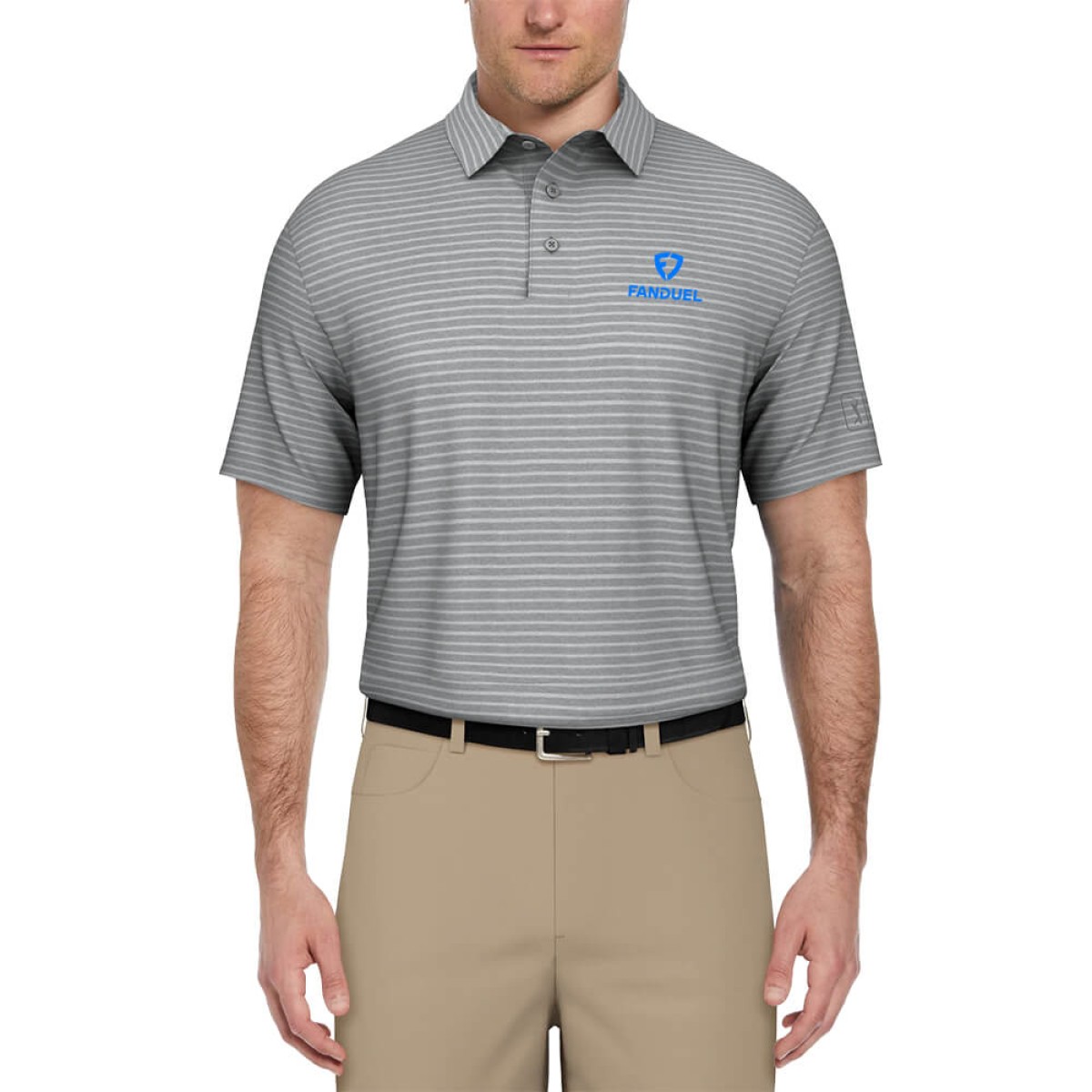 Picture of PGA Tour Heather Feeder Stripe Men's Polo