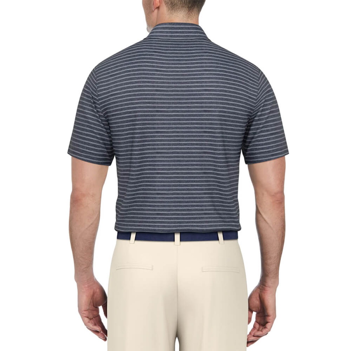 Picture of PGA Tour Heather Feeder Stripe Men's Polo