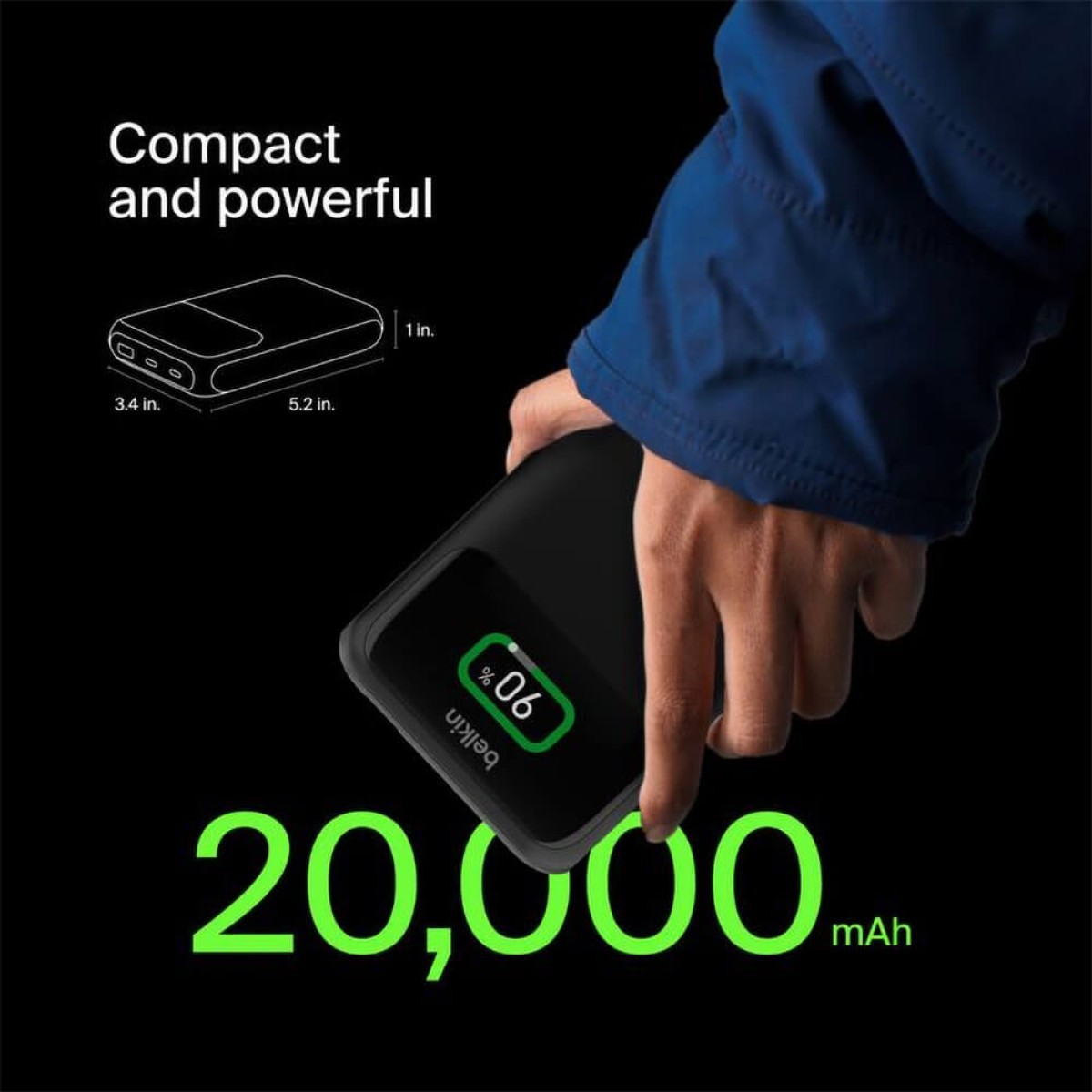 Picture of Belkin 3-Port Laptop Power Bank 20K