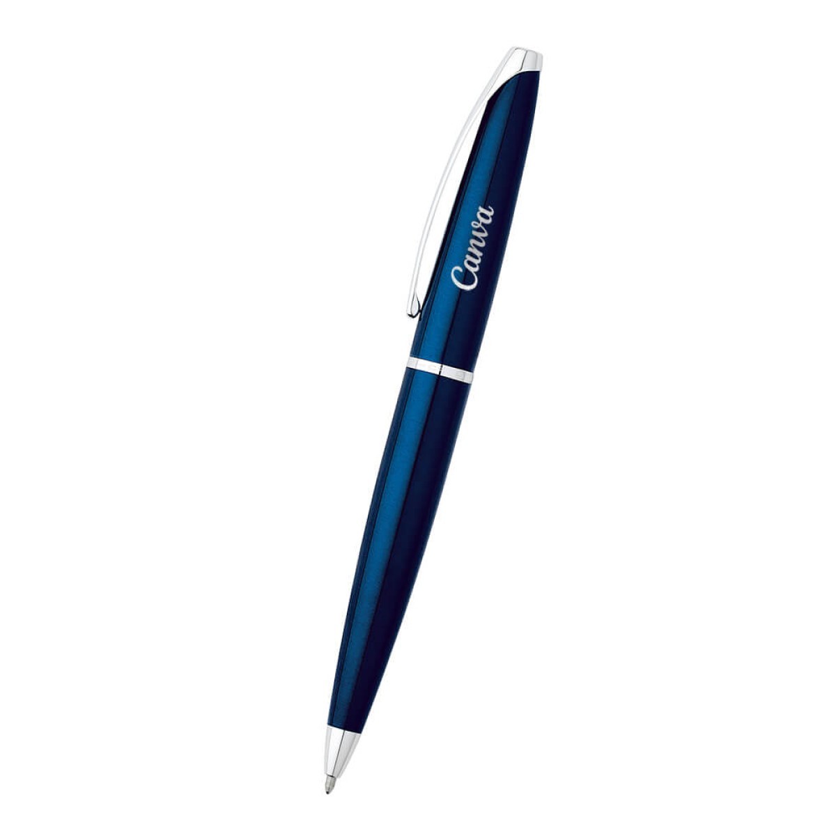 Picture of Cross ATX® Translucent Blue Lacquer Ballpoint Pen