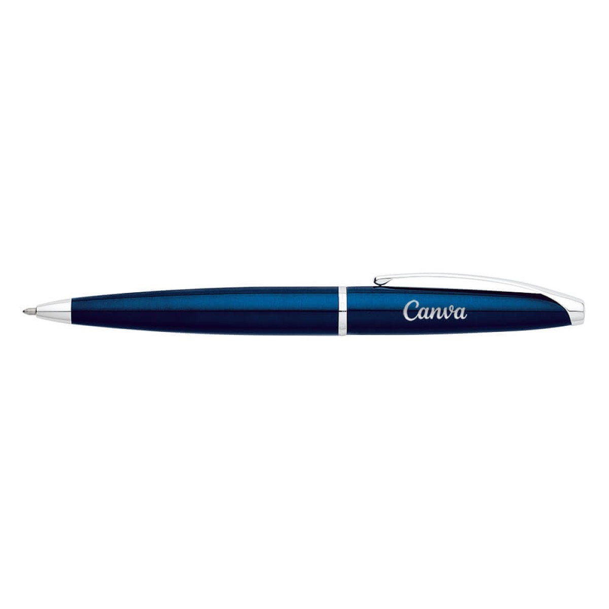 Picture of Cross ATX® Translucent Blue Lacquer Ballpoint Pen