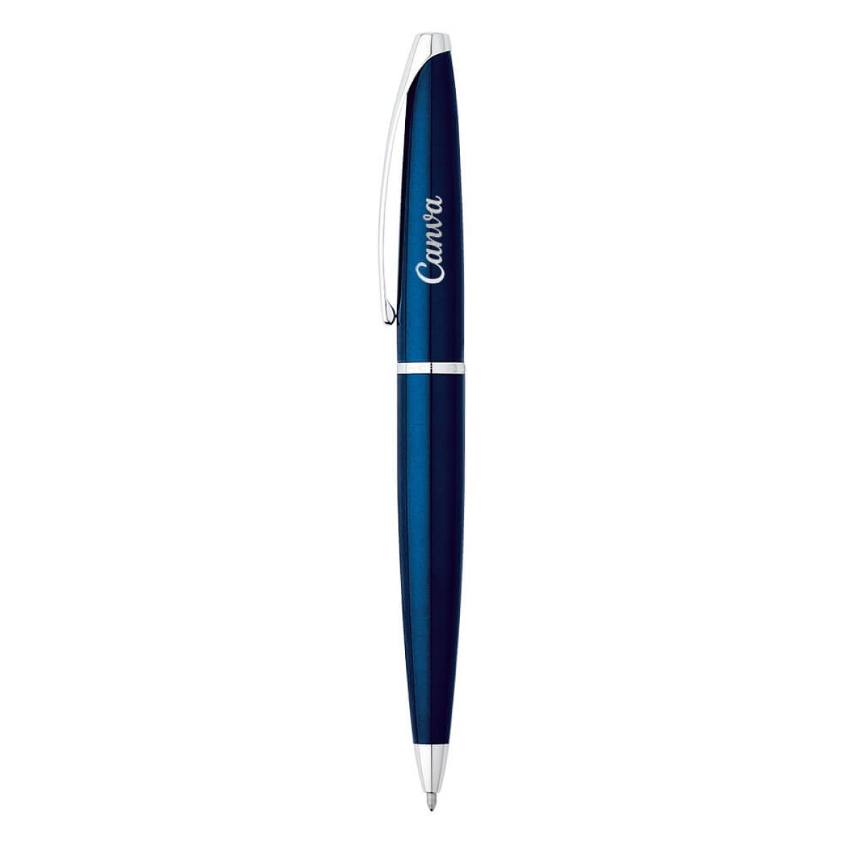 Picture of Cross ATX® Translucent Blue Lacquer Ballpoint Pen
