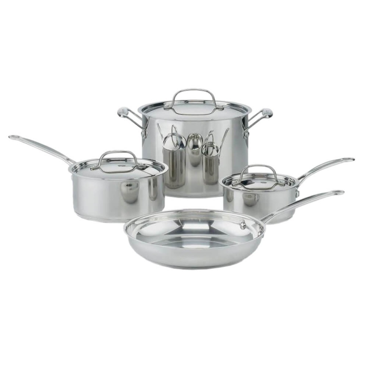 Picture of Cuisinart 7 pcs Chef's Classic Stainless Cookware Set
