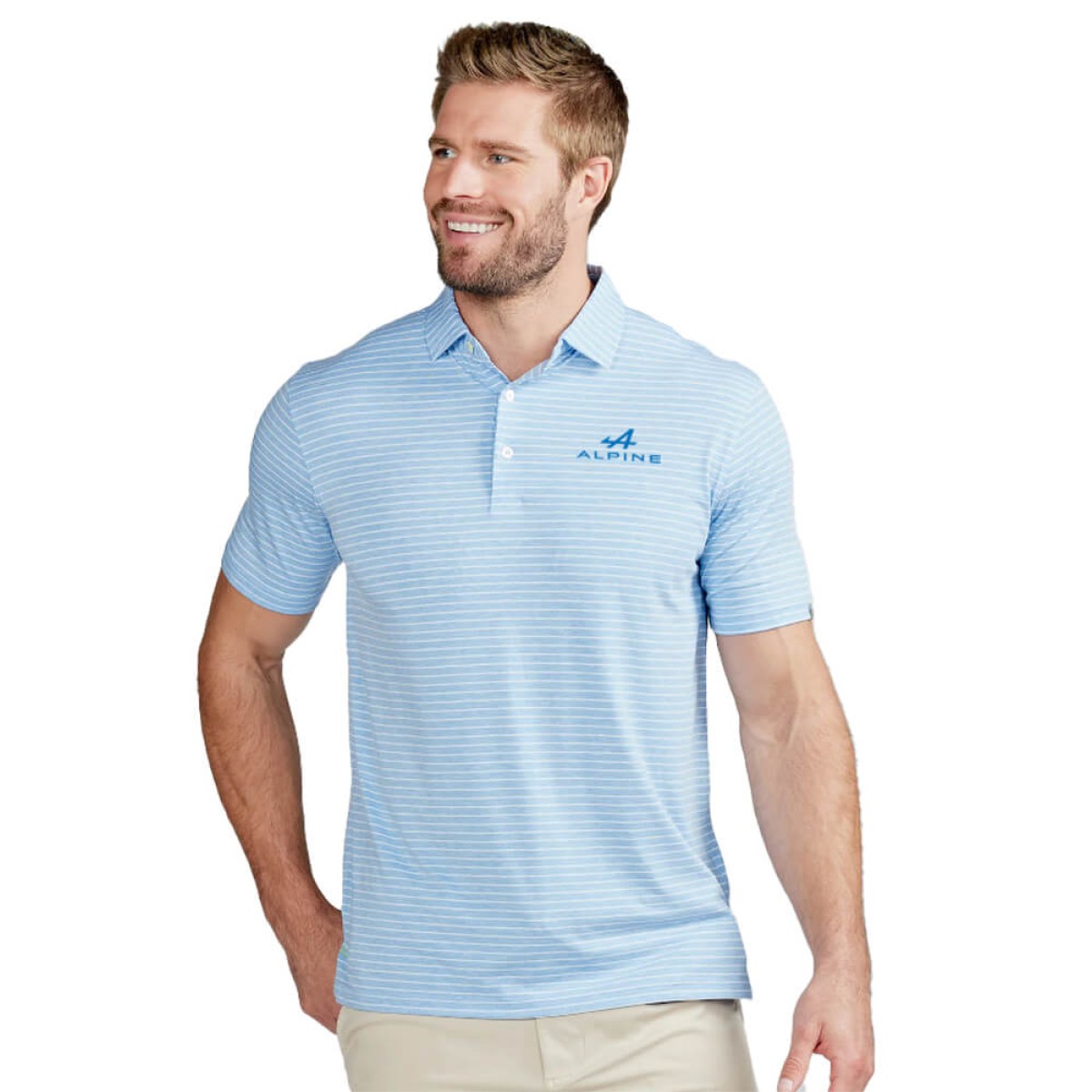 Picture of Tasc Men's Cloud Polo Brookline Stripe