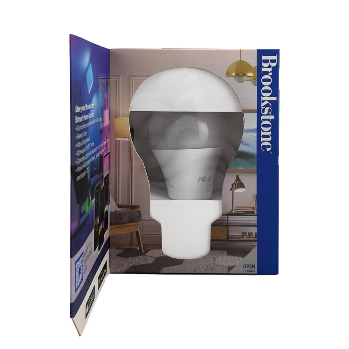 Picture of Brookstone Smart A19 Wifi RGB Bulb with Tunable White