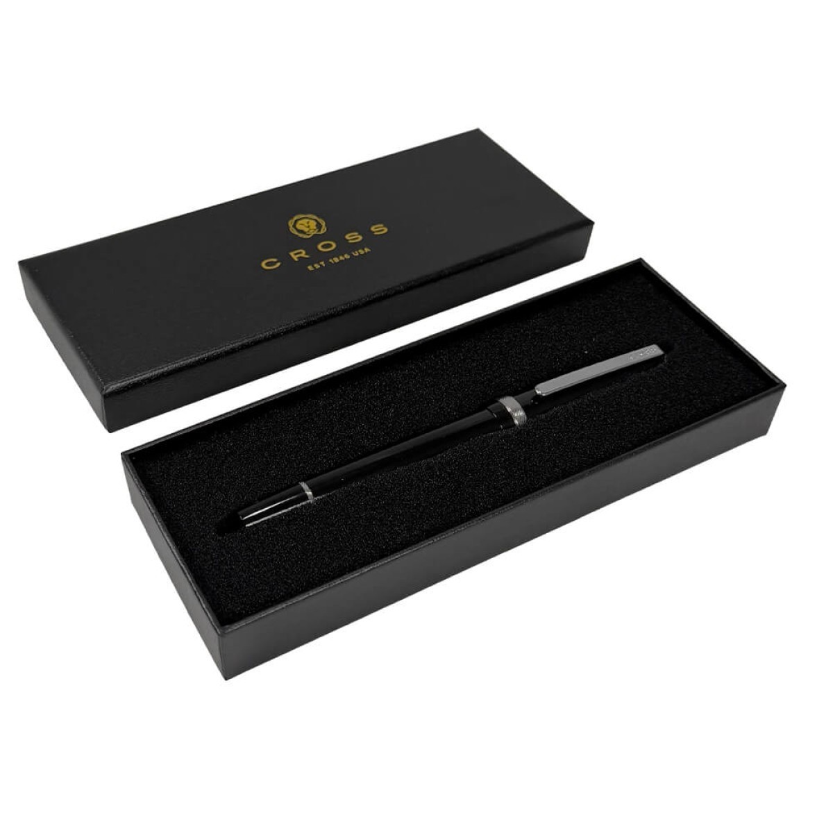 Picture of Cross Lume Obsidian Black Rollerball Pen