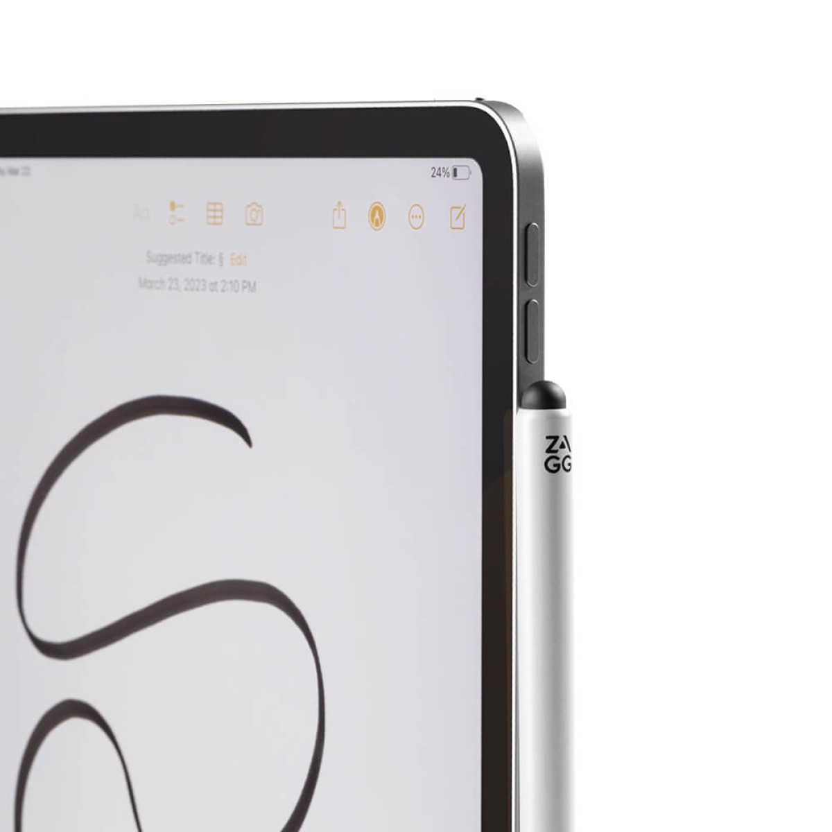 Picture of ZAGG Pro Stylus 2 Pen with Wireless Charging for iPad