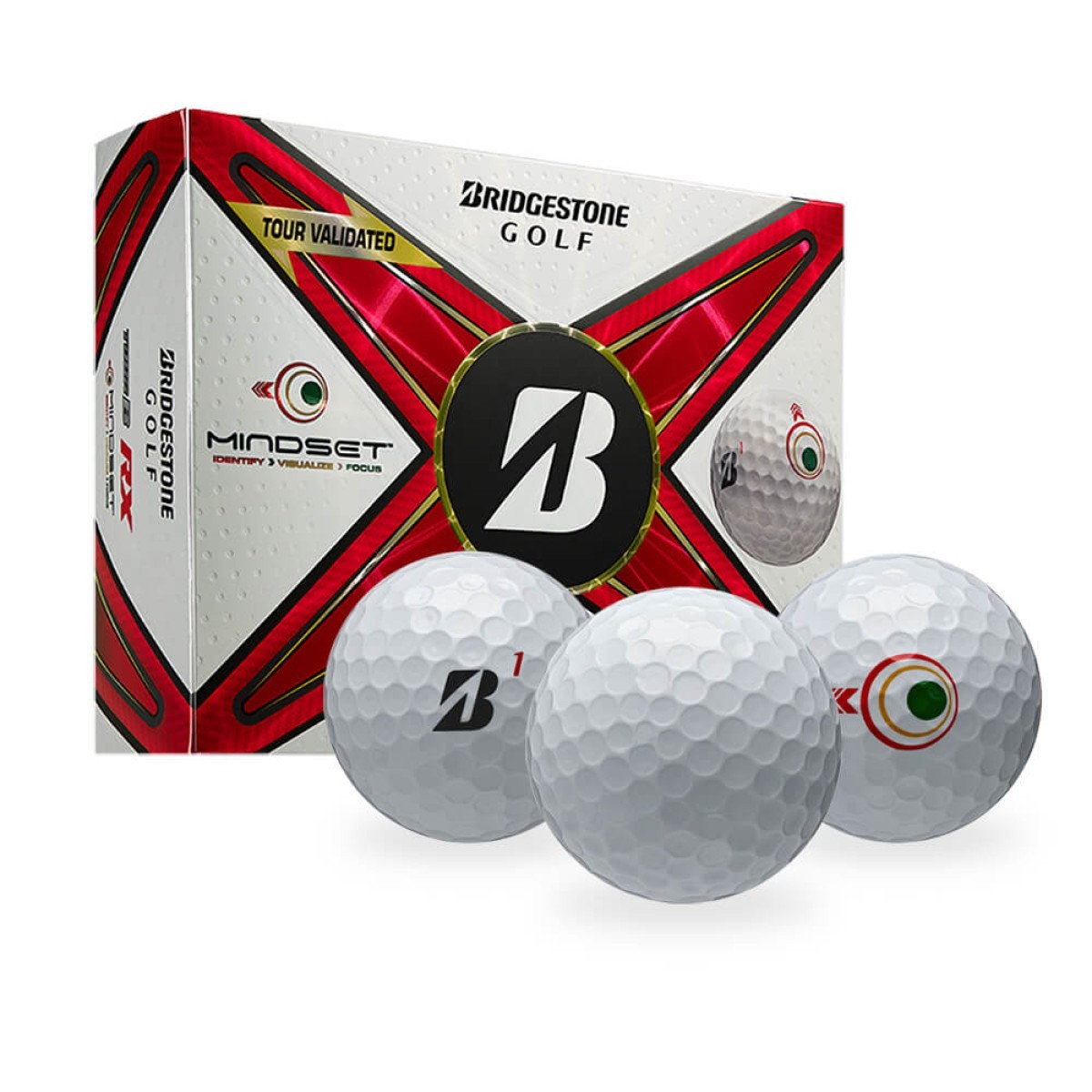 Picture of Bridgestone Tour B RX MindSet Golf Balls