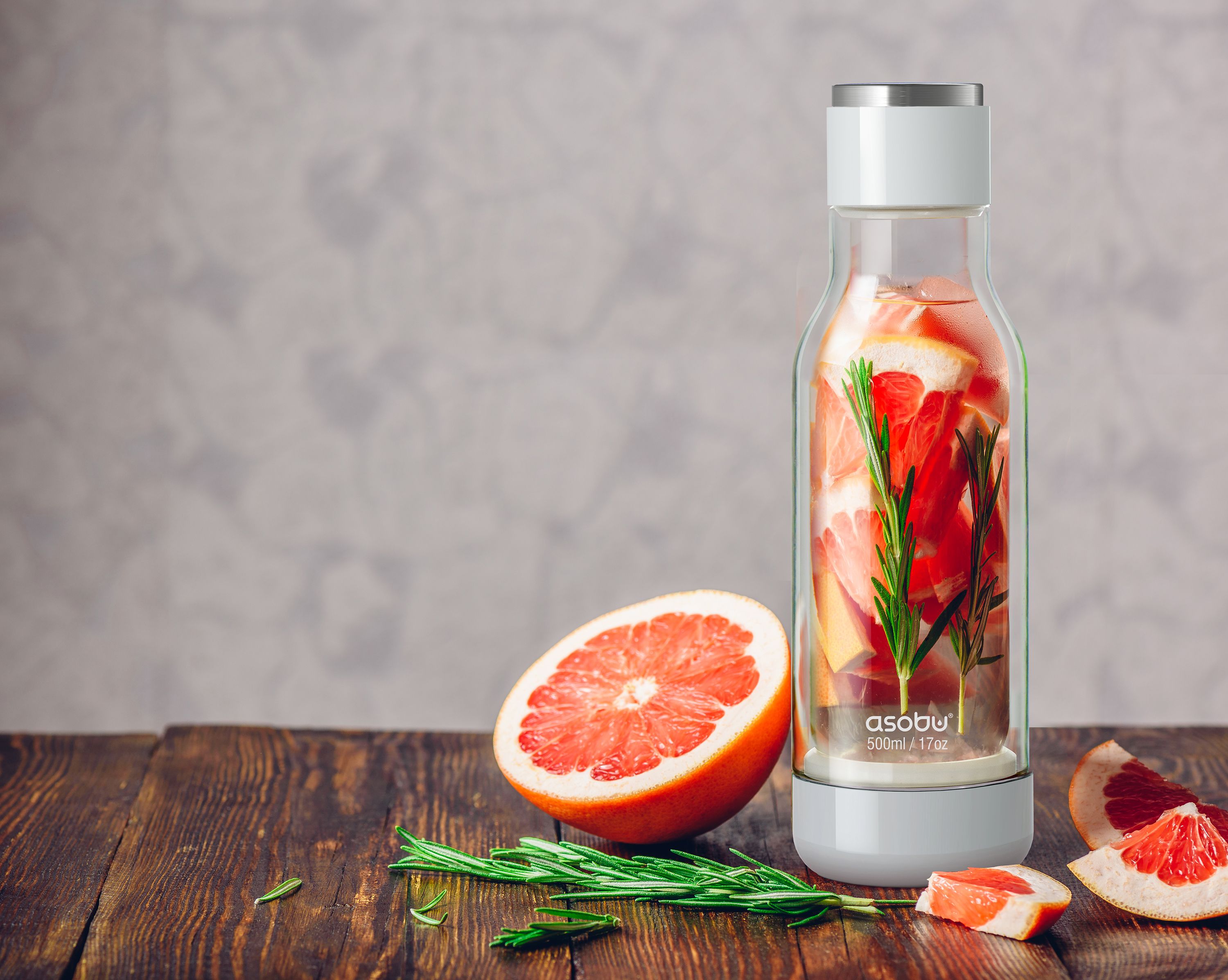 Picture of 17 oz Asobu Inner Peace Glass Water Bottle