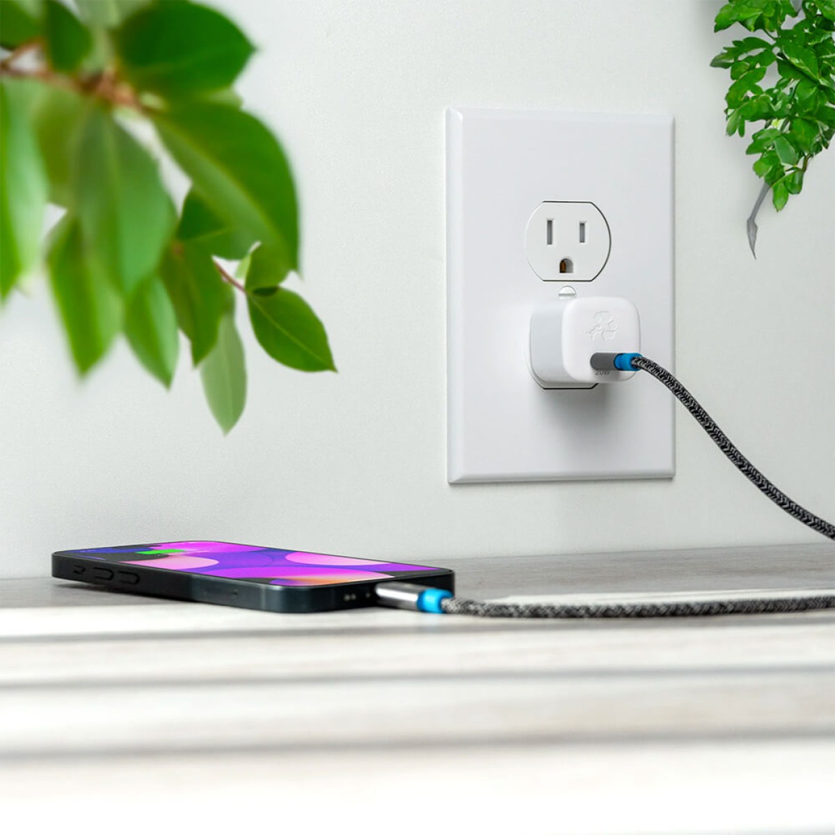 Picture of Nimble Wally Subnano 20W USB-C Wall Charger - White