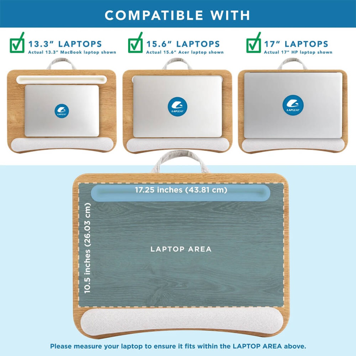 Picture of LapGear® Portable Laptop Lap Desk