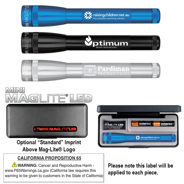 Picture of SP2 Mini Maglite® LED Flashlight (Laser Engraved)