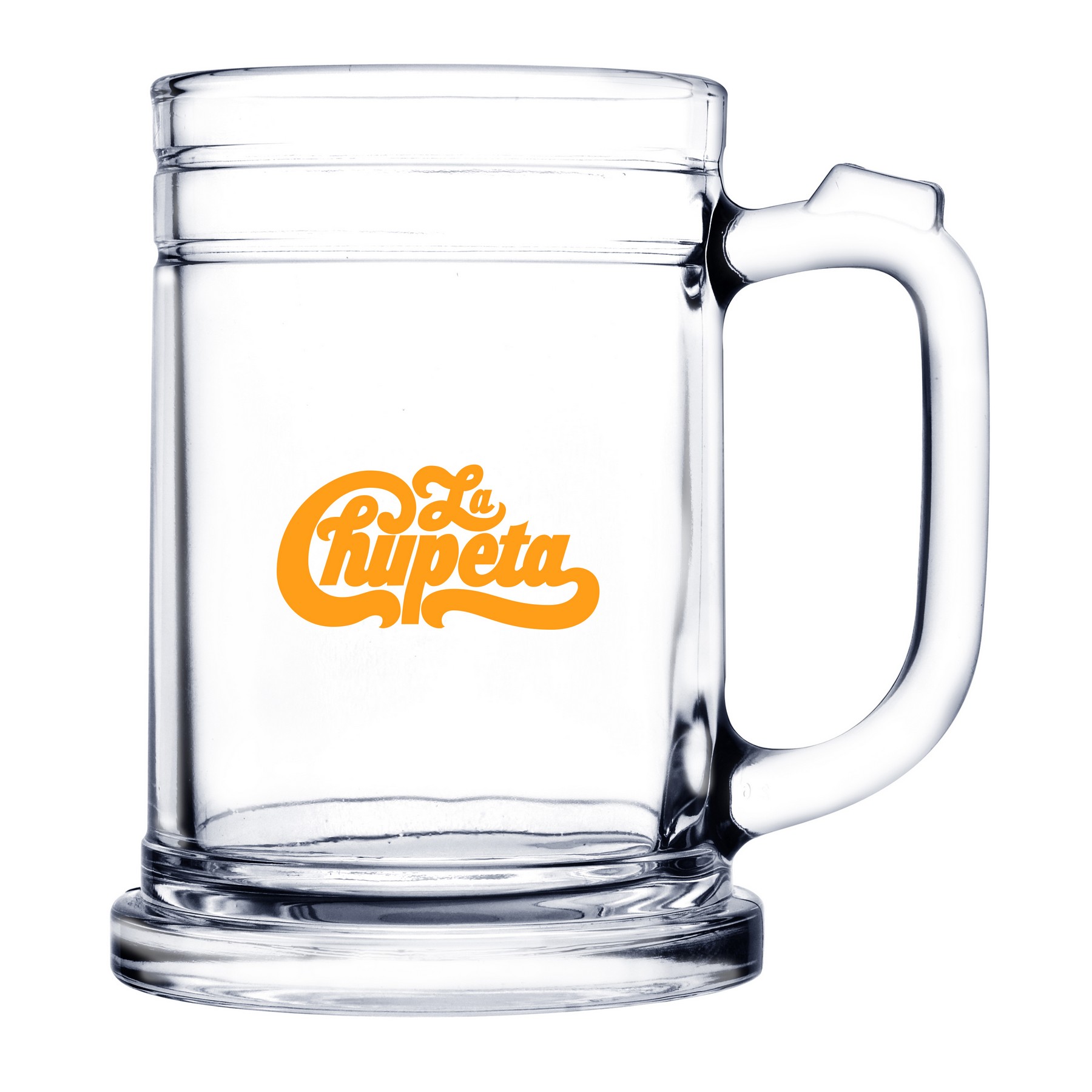 Picture of 16 oz Glass Beer Mug (Deep Etch)
