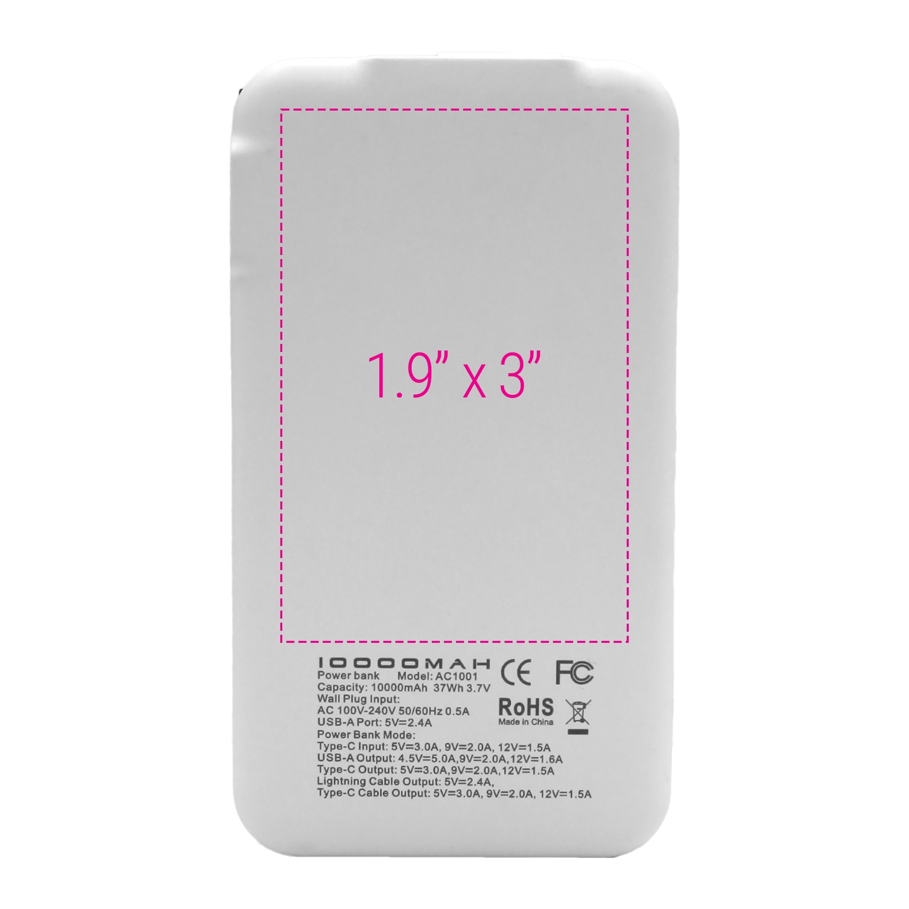 Picture of iPowerPlus 10,000mah 5" 1 Power Bank and PD Wall Charger