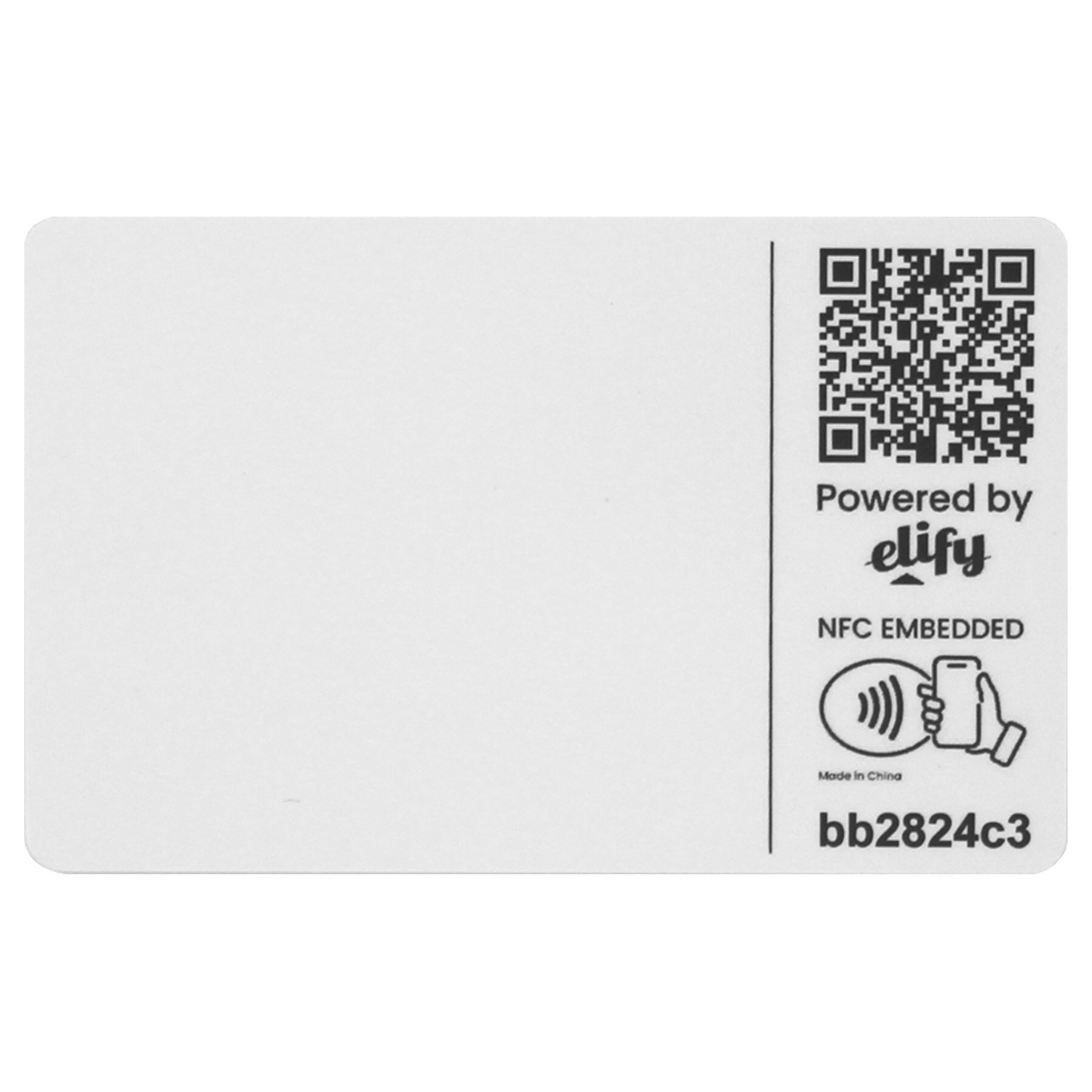 Picture of Elify Tap Webkey Card PVC