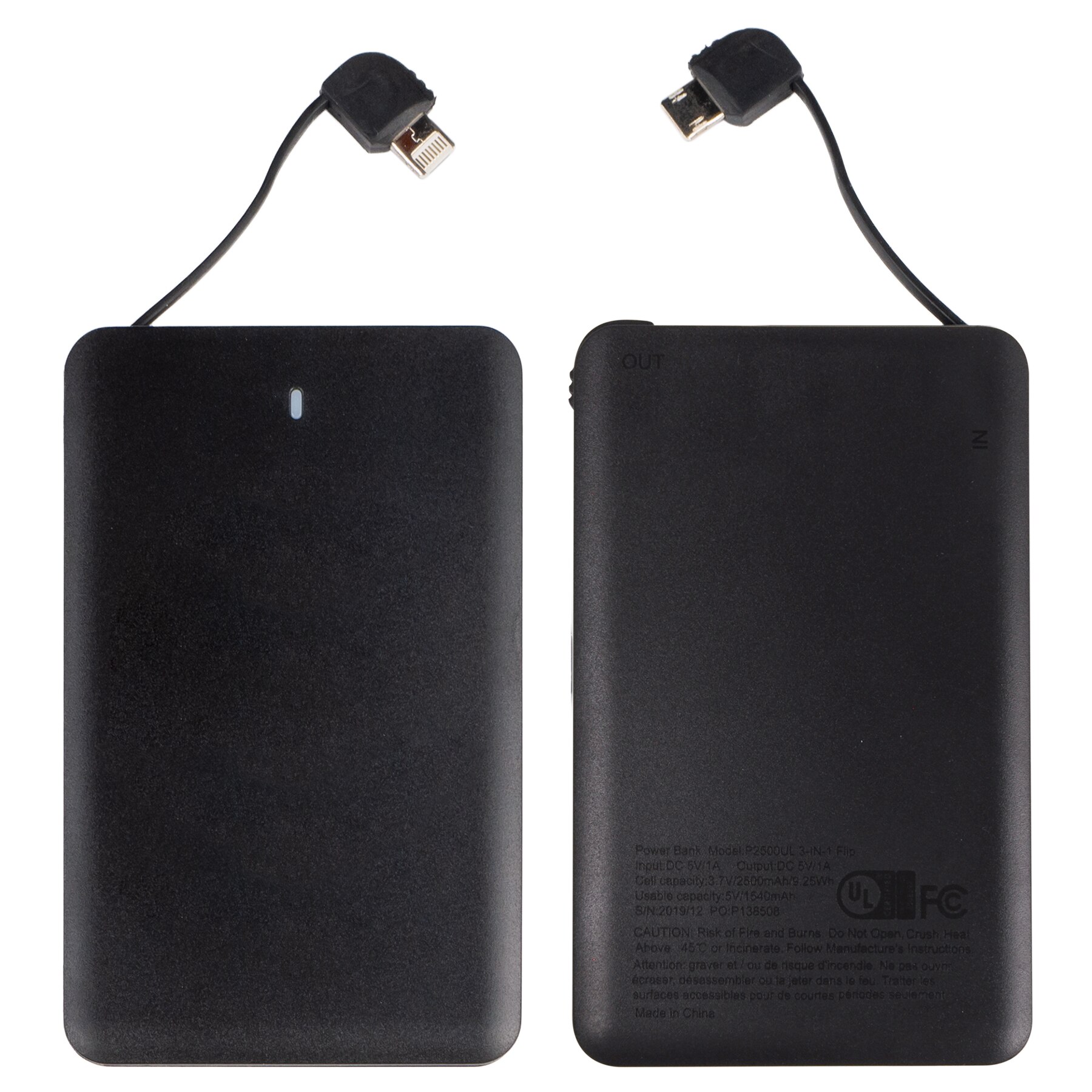 Picture of iTwist 2,500mAh UL 3-in-1 Power Bank