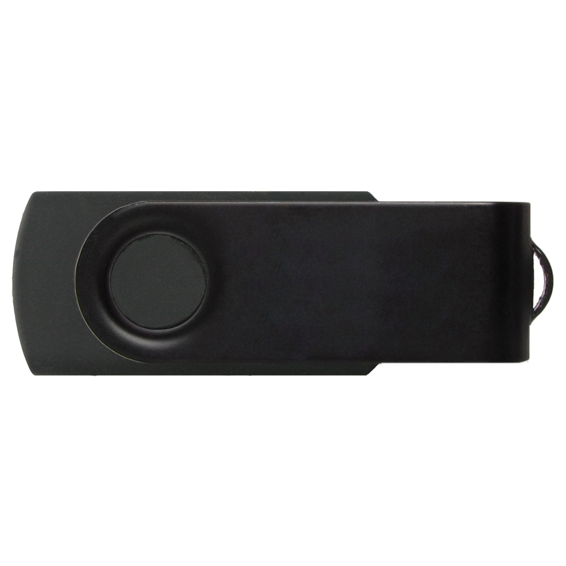 Picture of iClick® Black Swivel USB Flash Drive 4GB