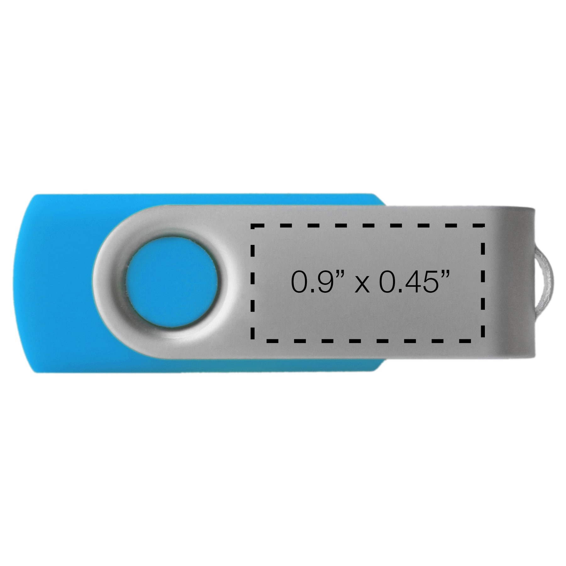 Picture of iClick® Gold Swivel USB Flash Drive 16GB