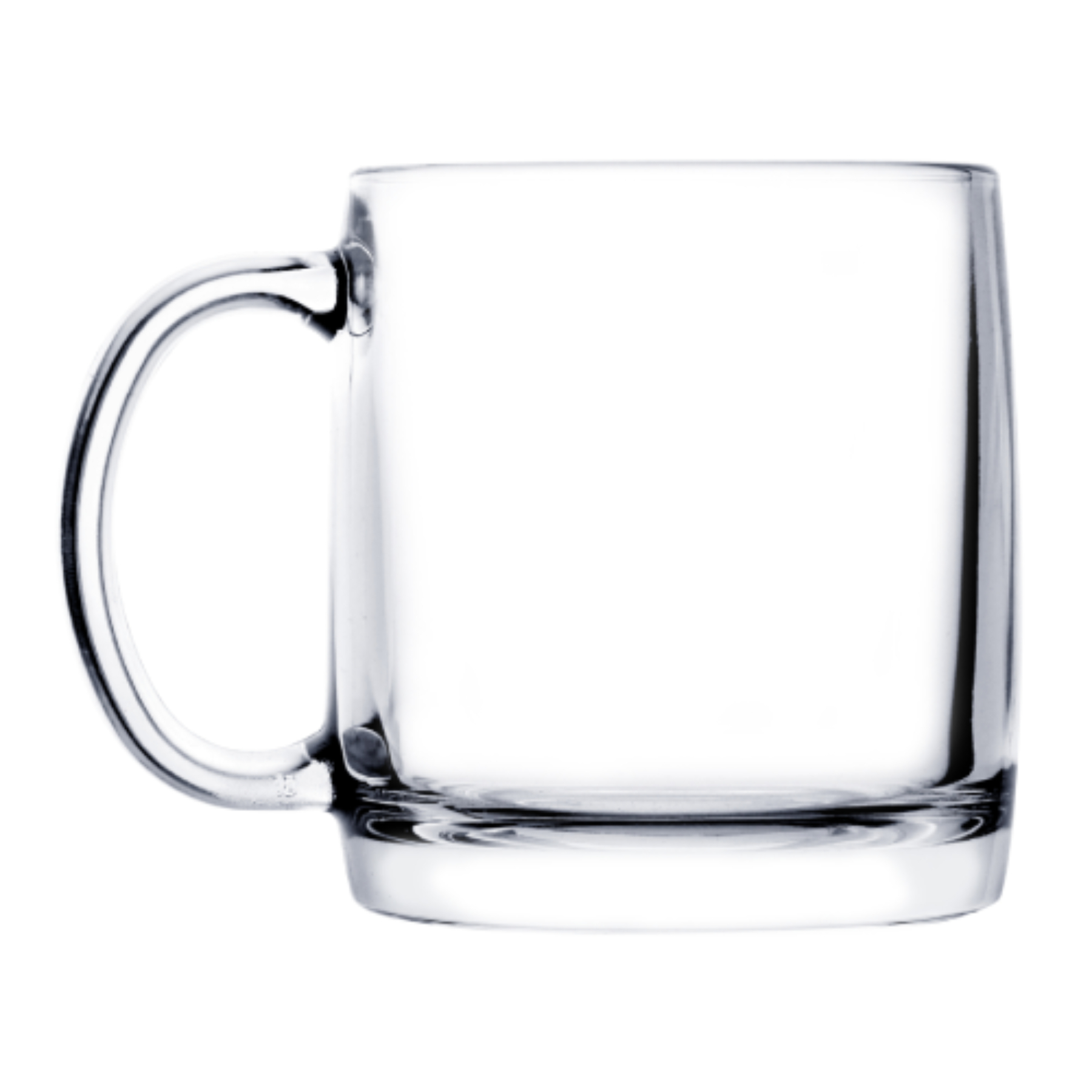 Picture of 13 oz Glass Coffee Mug (Deep Etch)