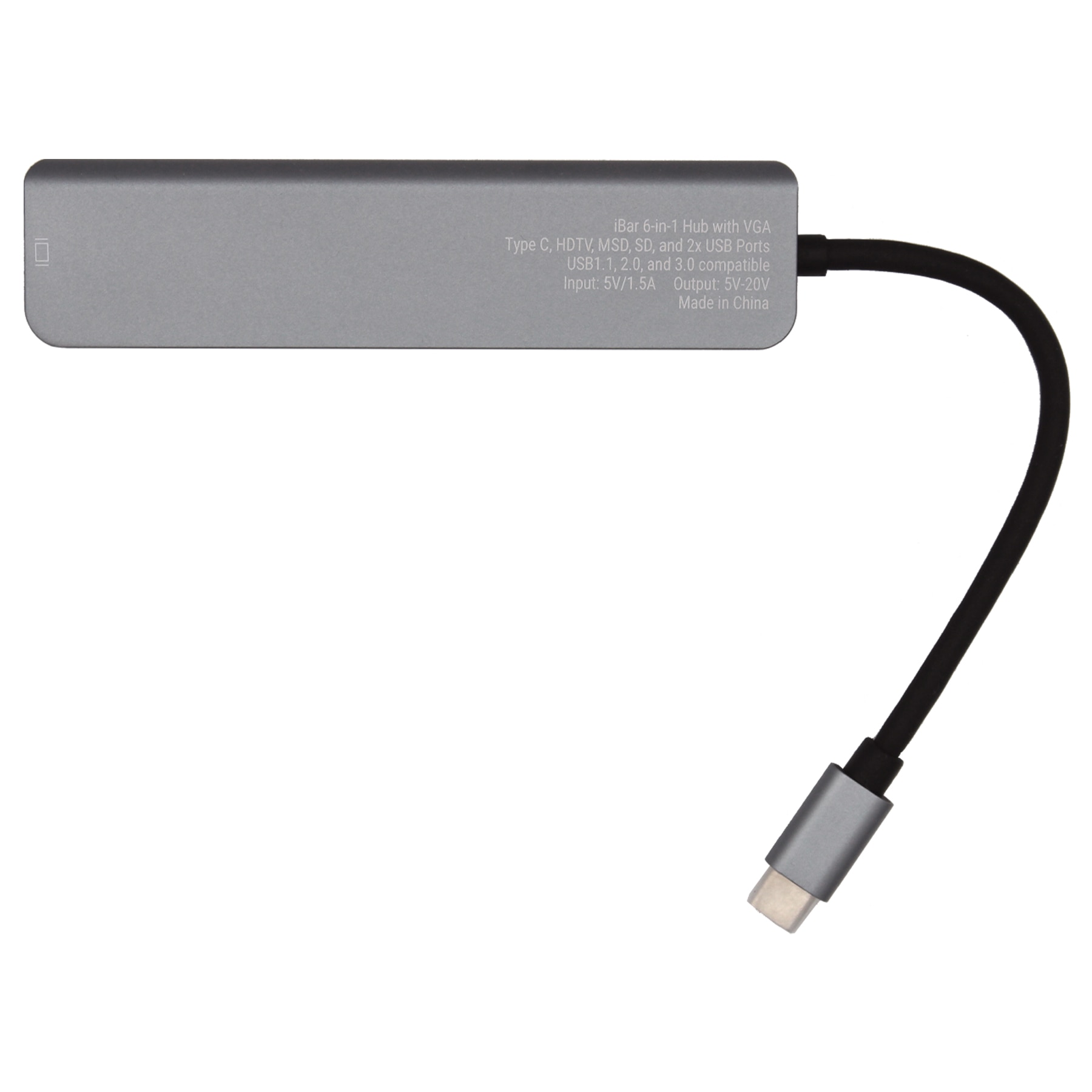 Picture of iBar 6-in-1 Hub with HDMI