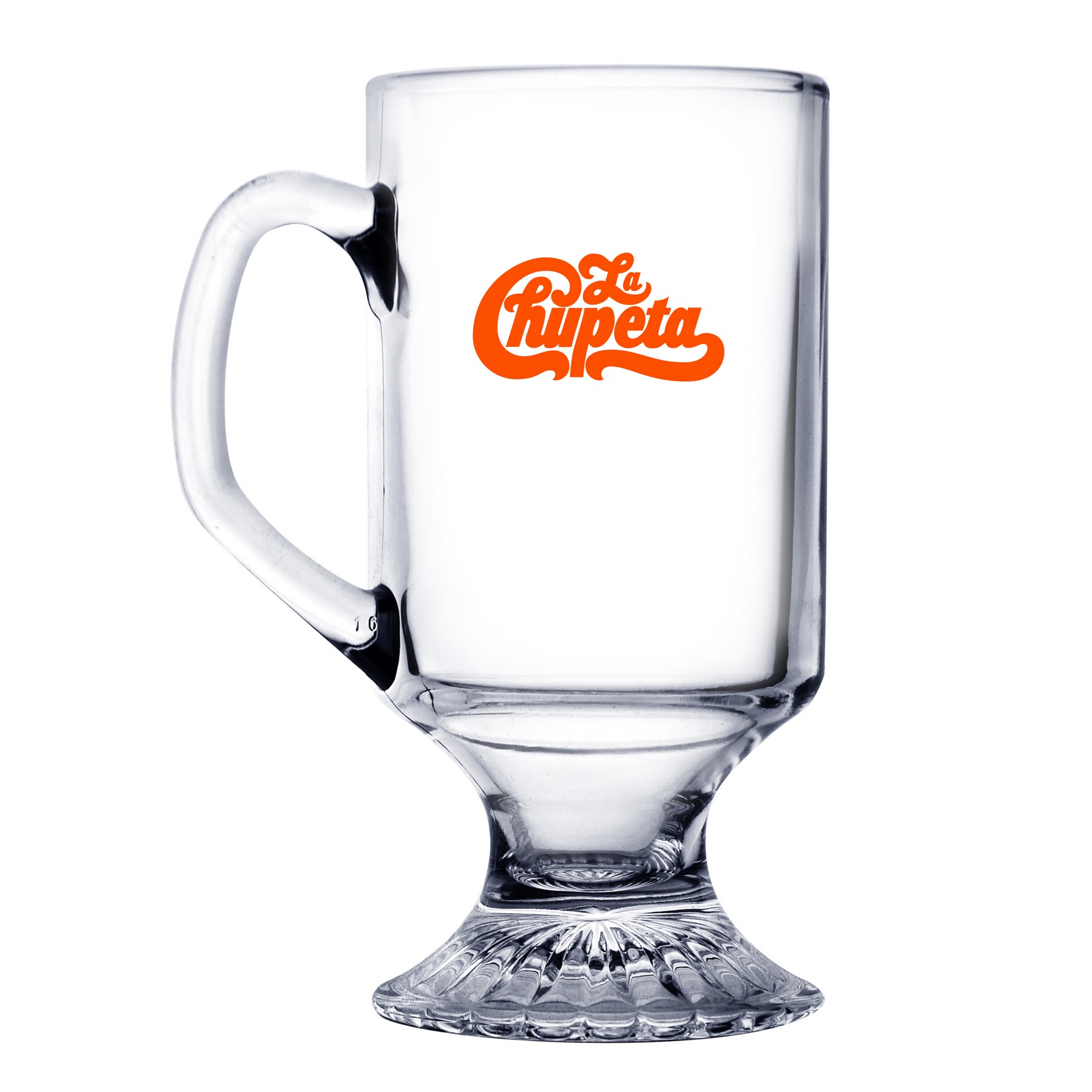 Picture of 10 oz Glass Irish Coffee Mug (Deep Etch)